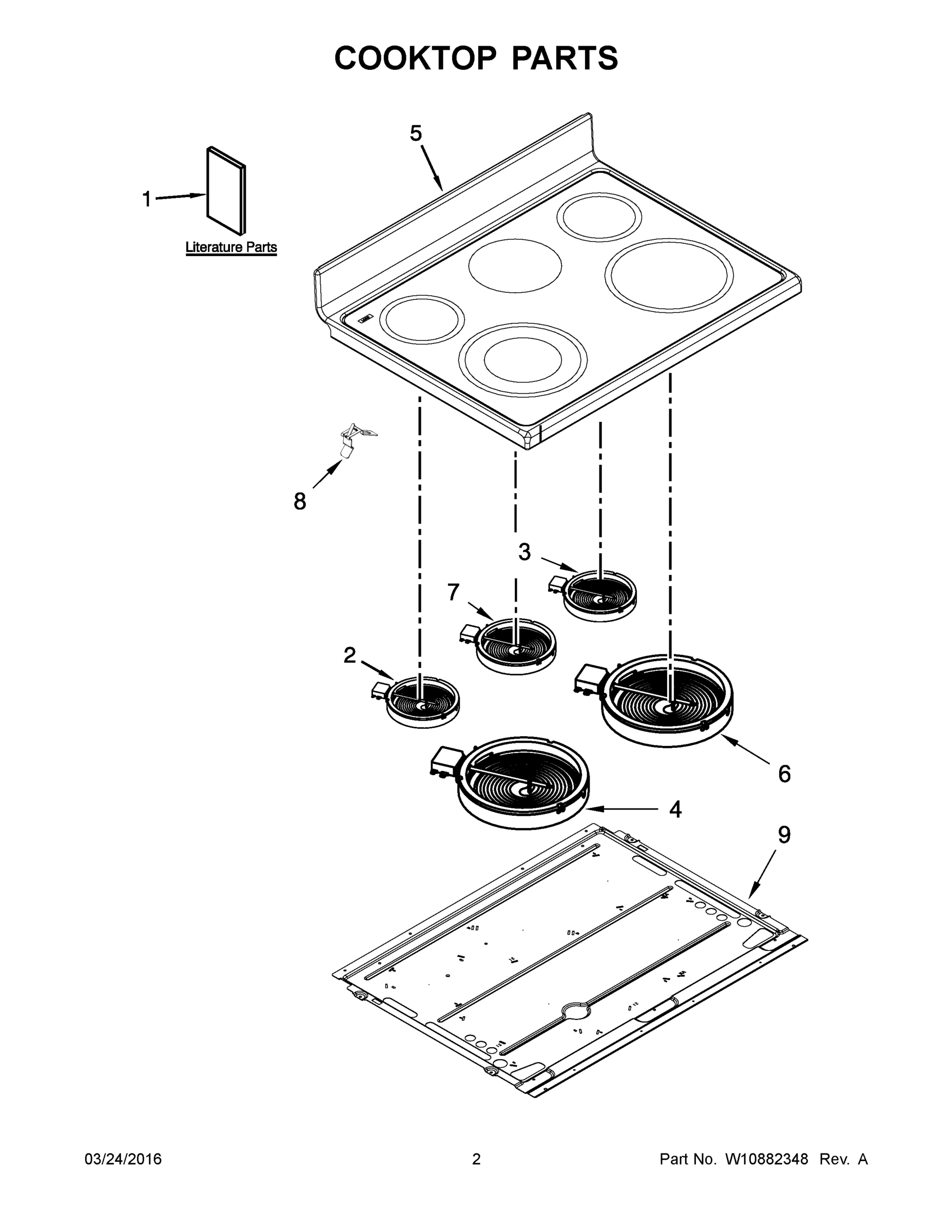 02 - COOKTOP PARTS