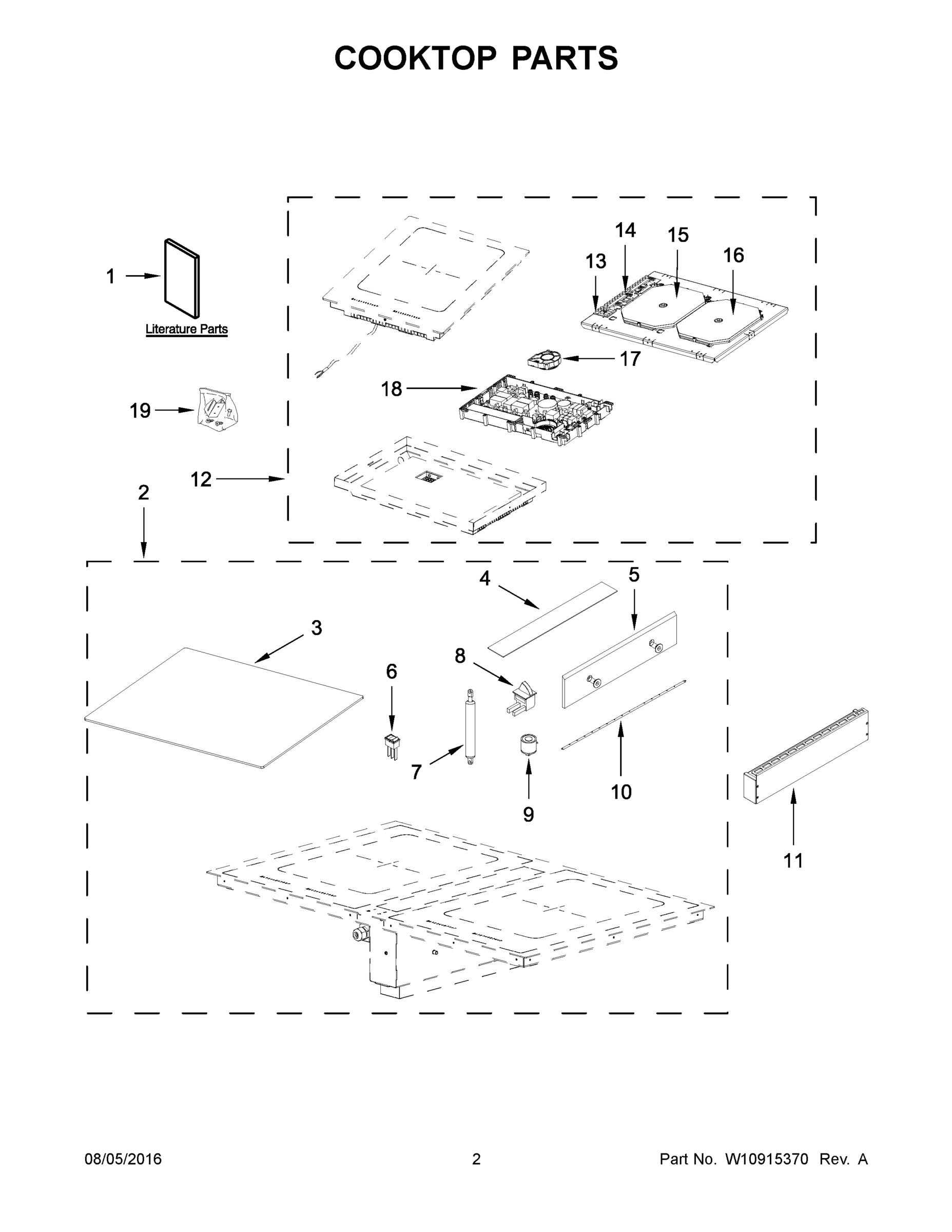 02 - COOKTOP PARTS