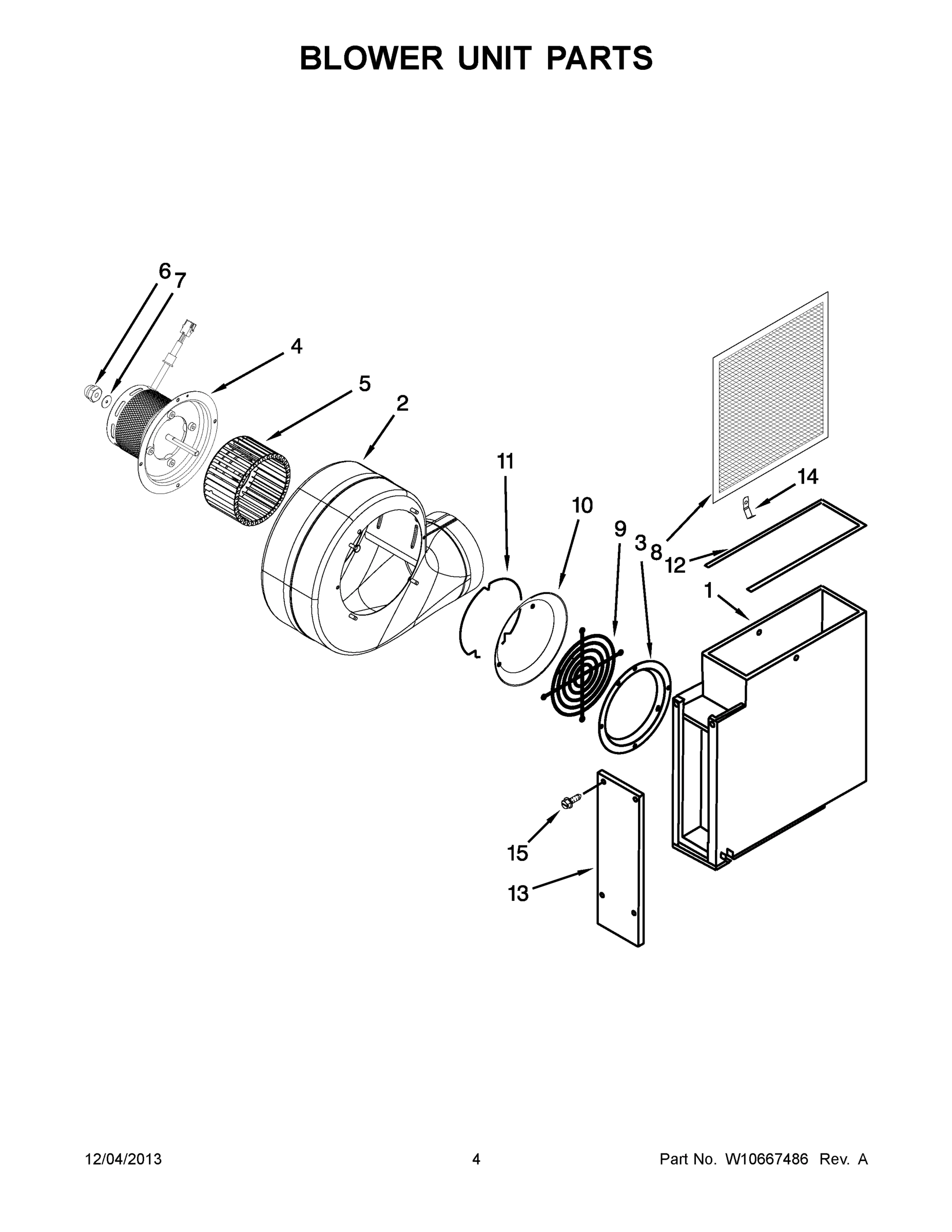03 - BLOWER UNIT PARTS