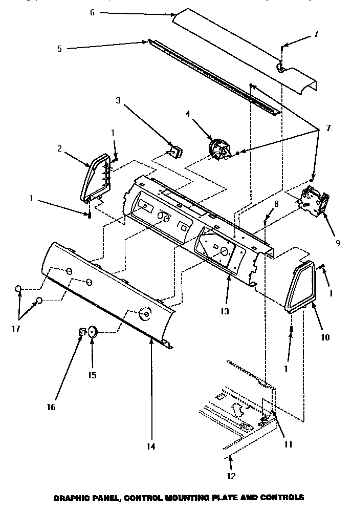 08 - GRAPHIC PAN, CTRL HOUSING PLATE & CTRLS