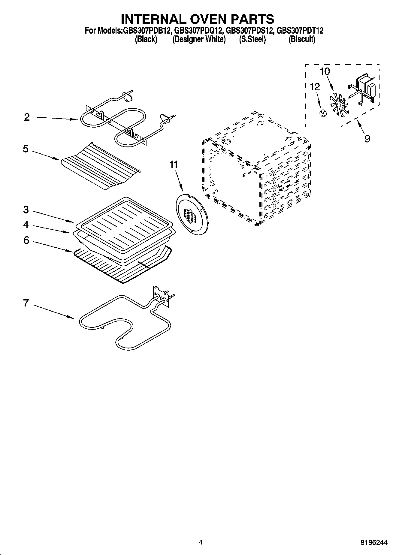 03 - INTERNAL OVEN PARTS