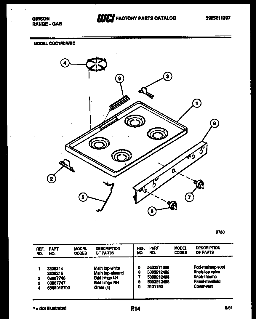 03 - COOKTOP PARTS