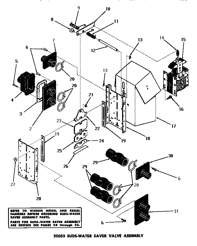 05 - 25053 SUDS-WATER SAVER VALVE ASSY