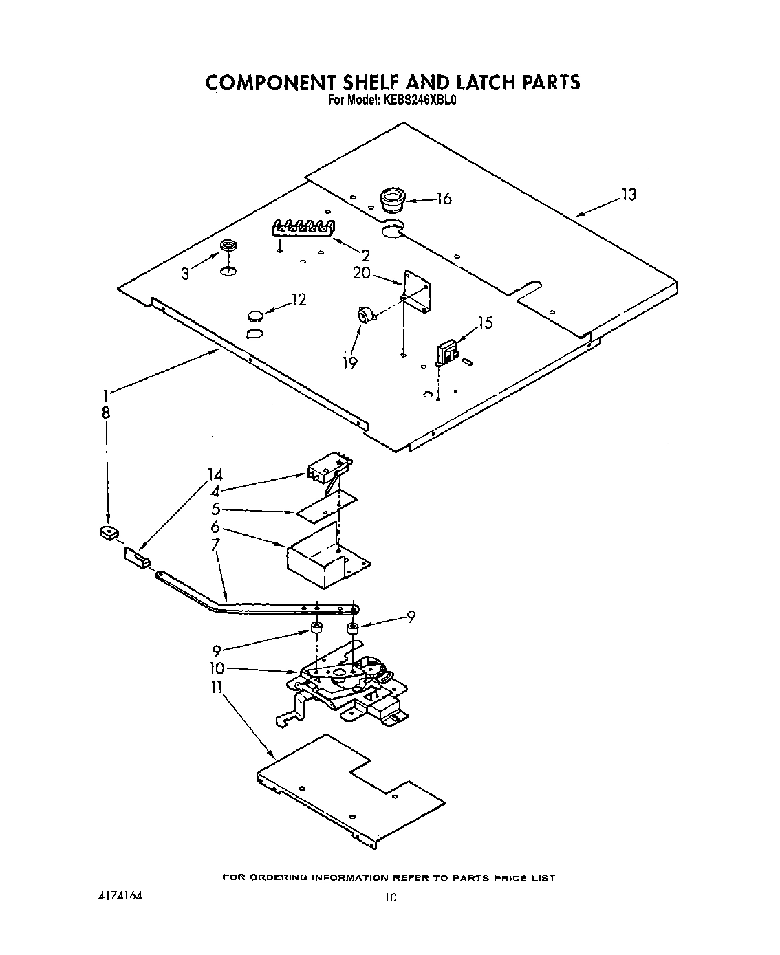 07 - COMPONENT SHELF AND LATCH