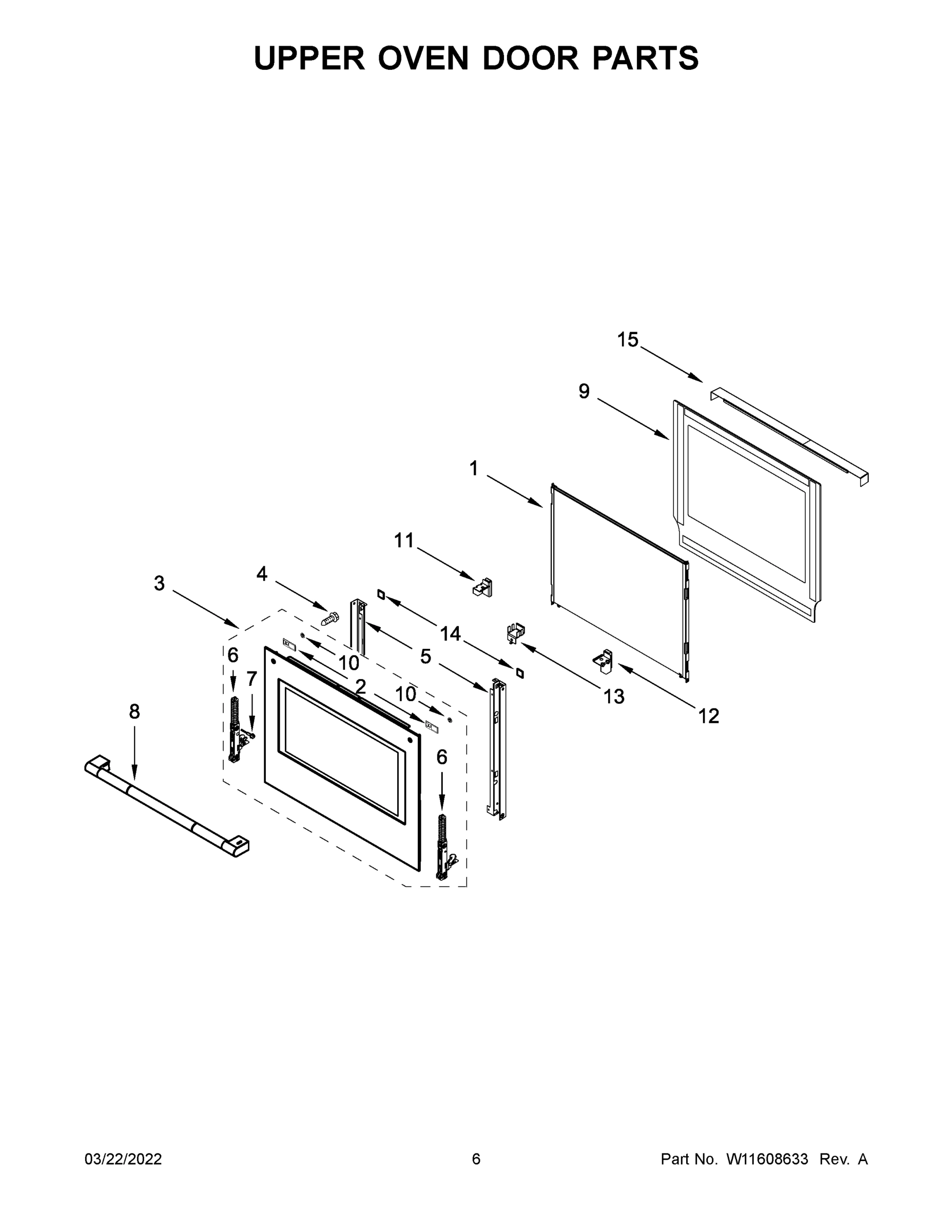 04 - UPPER OVEN DOOR PARTS