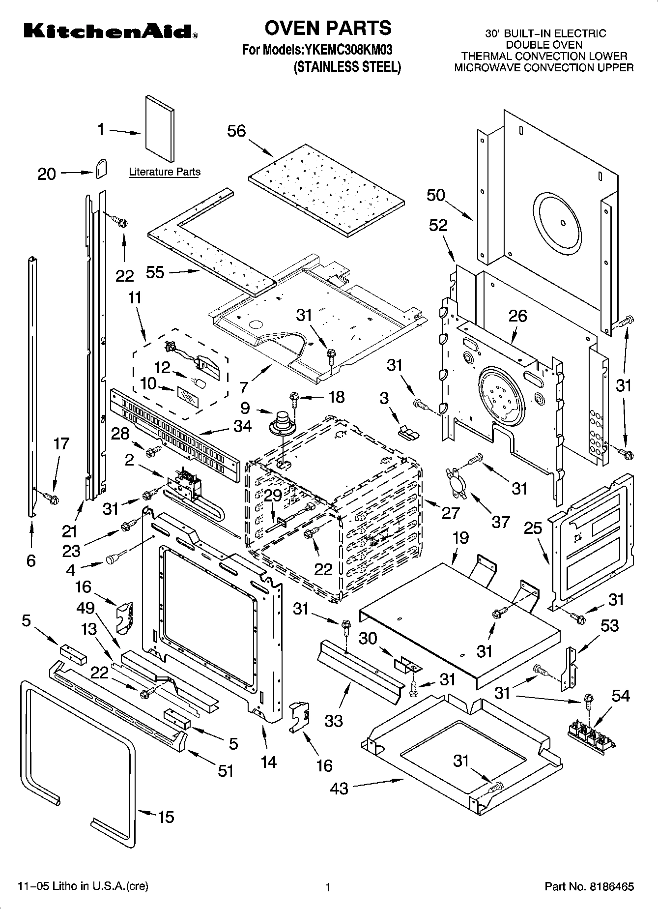 01 - OVEN PARTS