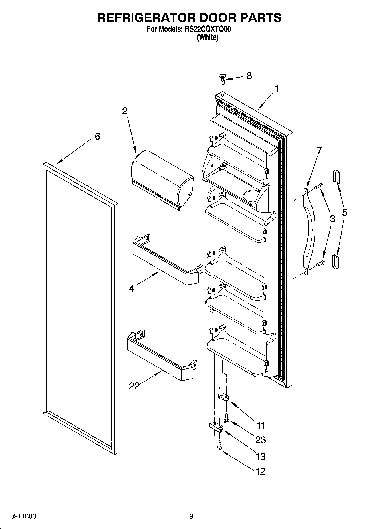 06 - REFRIGERATOR DOOR PARTS
