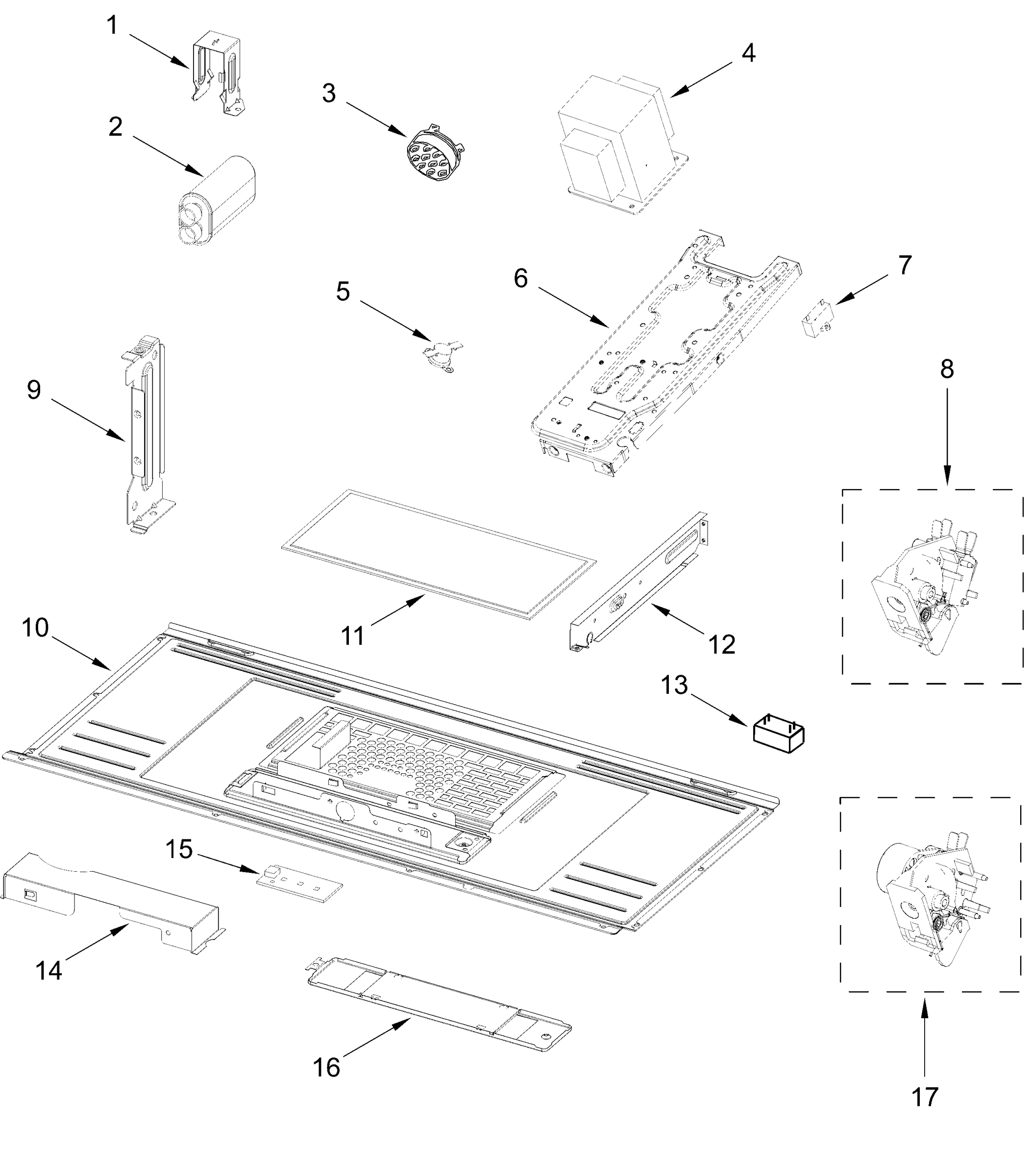 INTERIOR AND VENTILATION PARTS