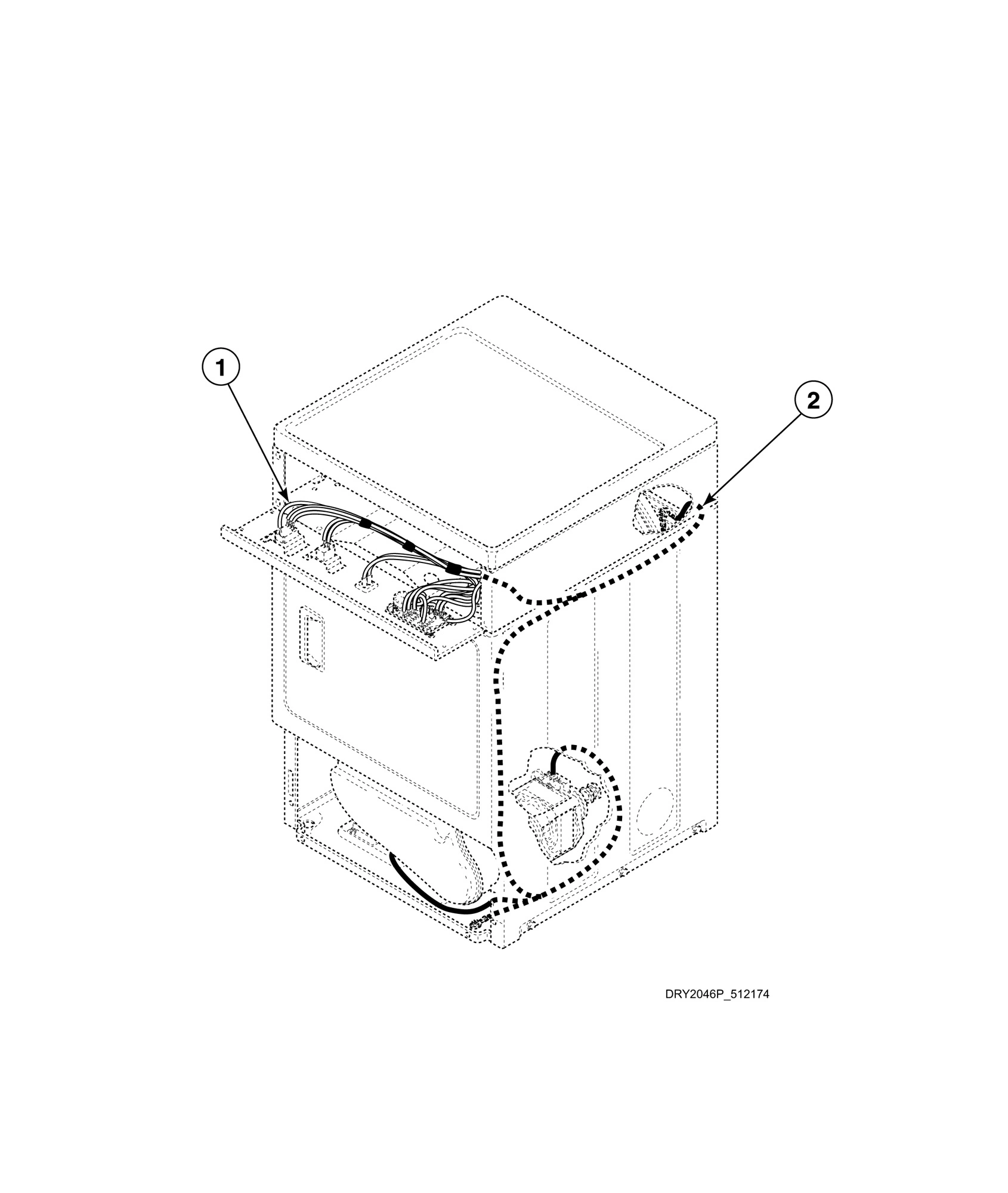 Wire Harnesses and Wires - Front Control Models Through Serial No. 1303025314
