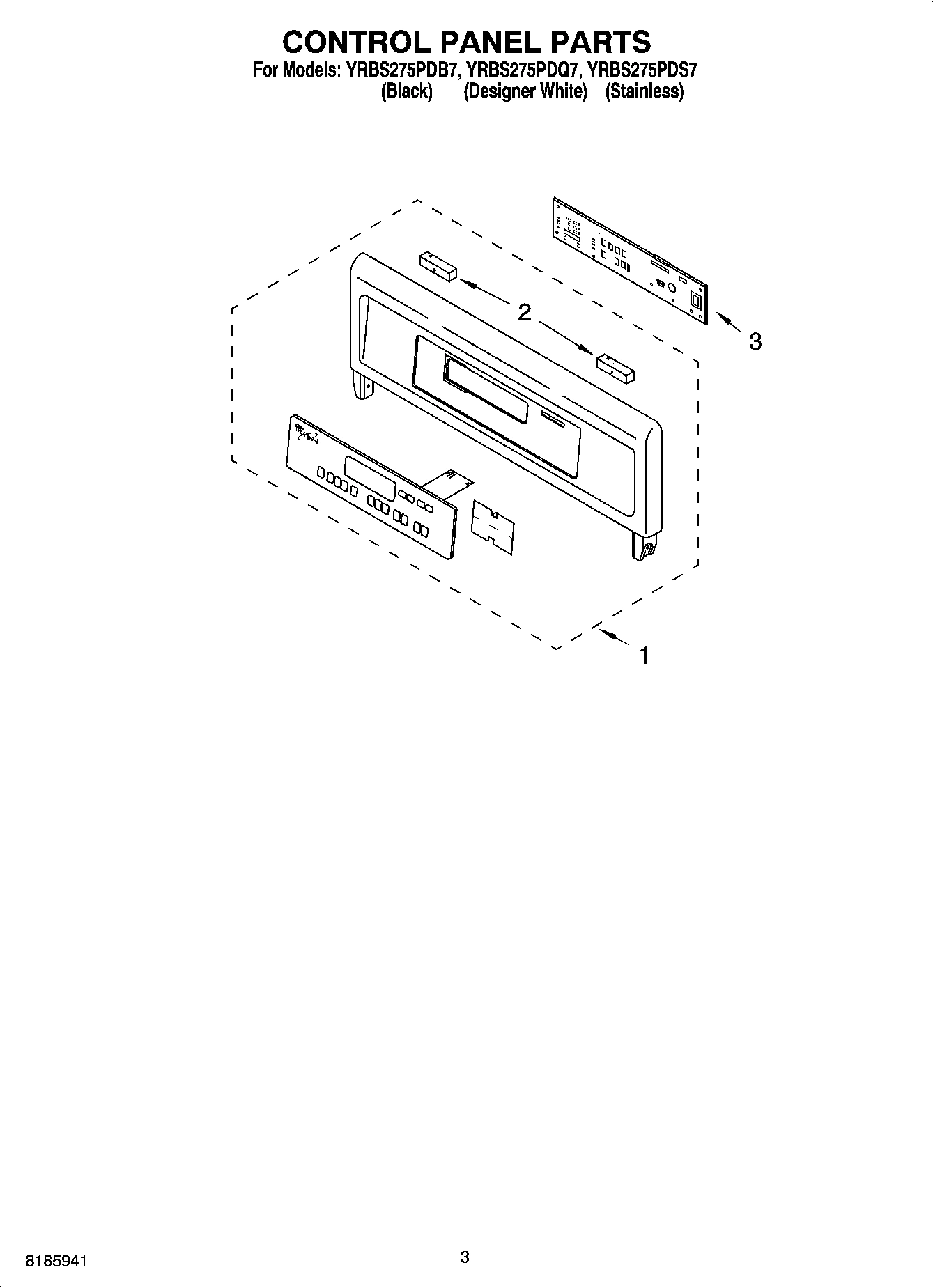 02 - CONTROL PANEL PARTS