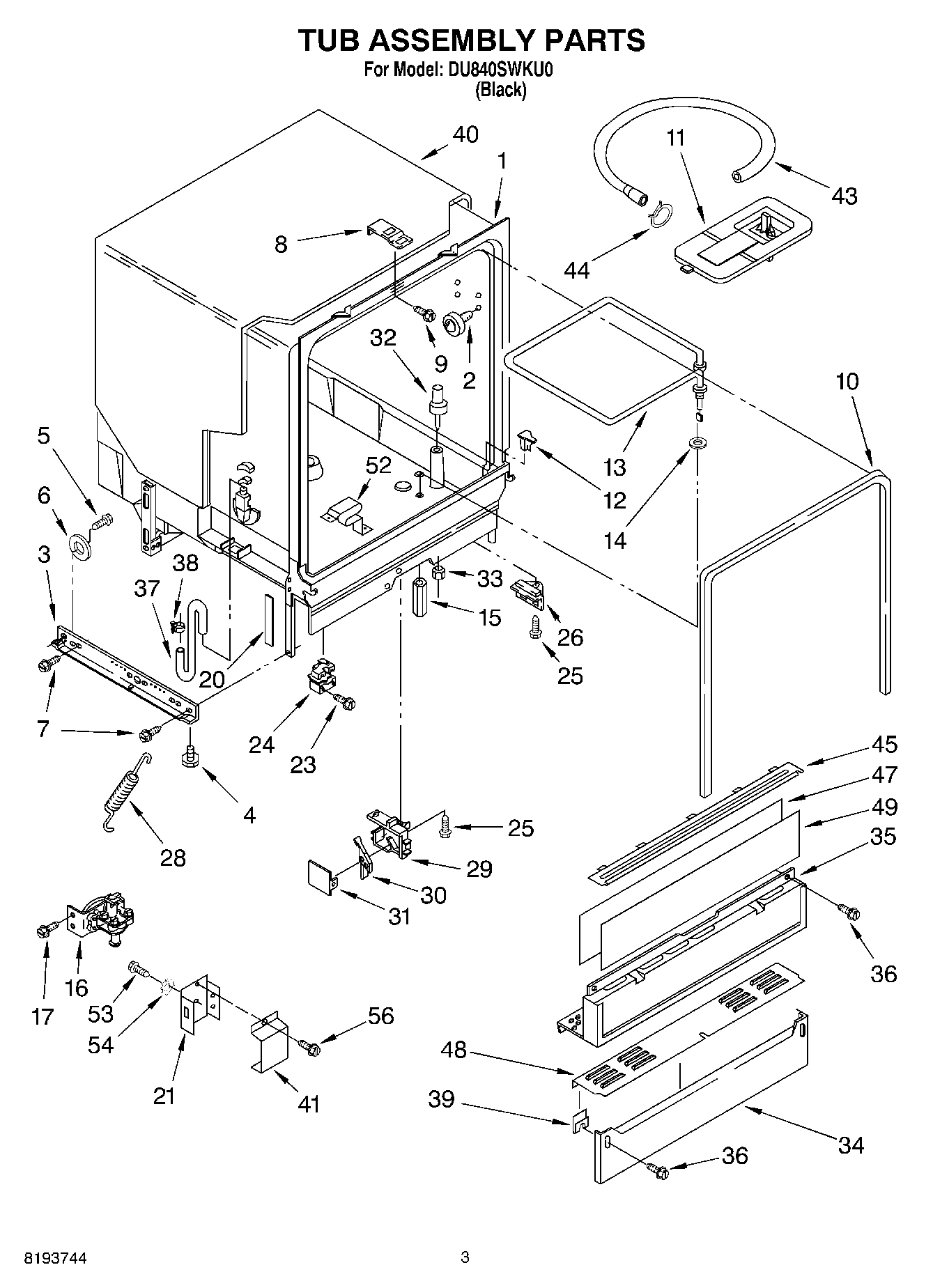 03 - TUB ASSEMBLY