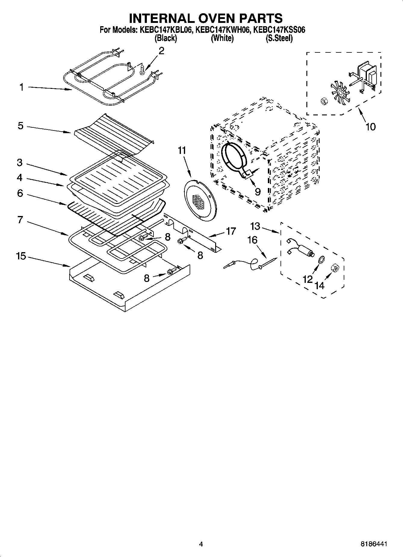 03 - INTERNAL OVEN PARTS