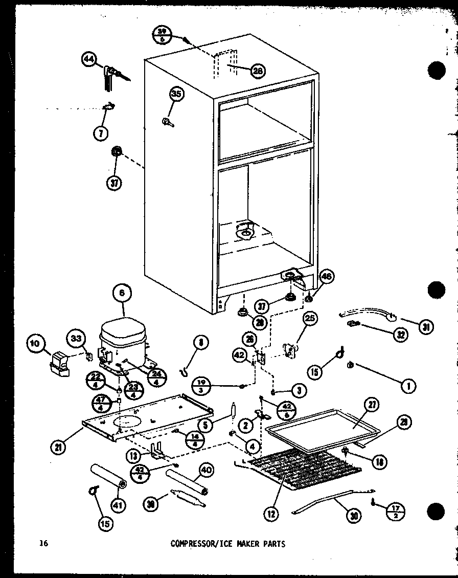 02 - COMPRESSOR/ICE MAKER PARTS