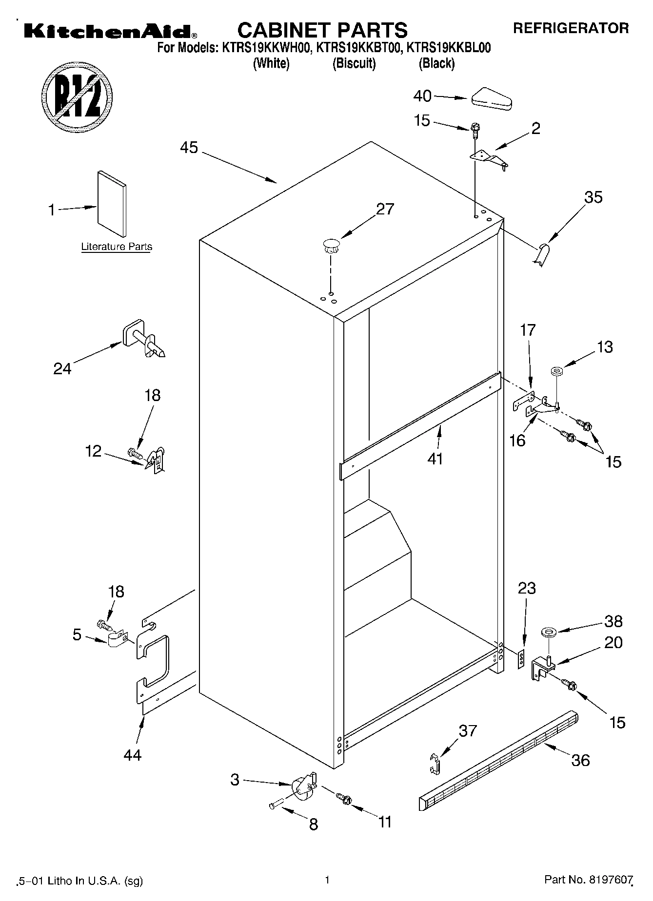 01 - CABINET, LITERATURE
