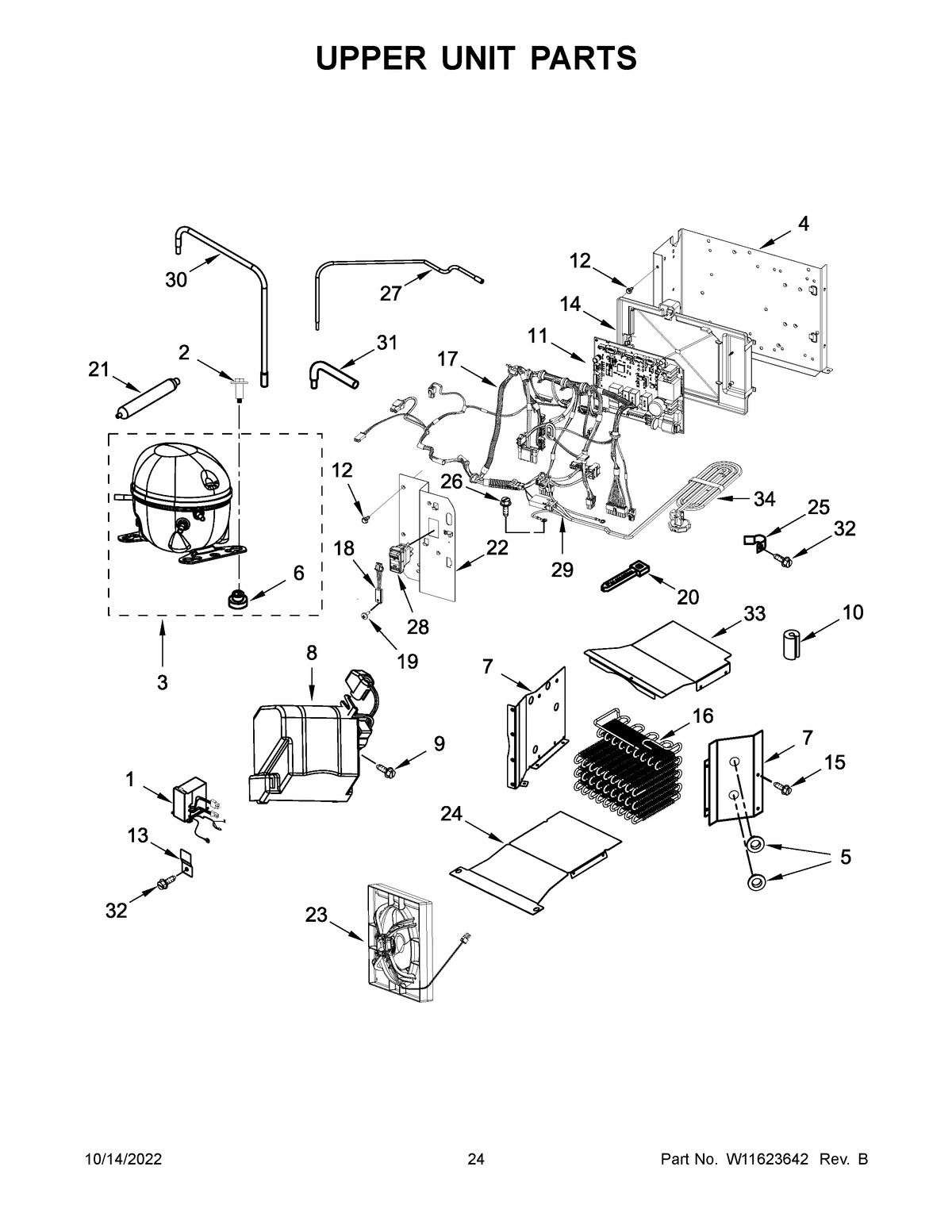 13 - UPPER UNIT PARTS