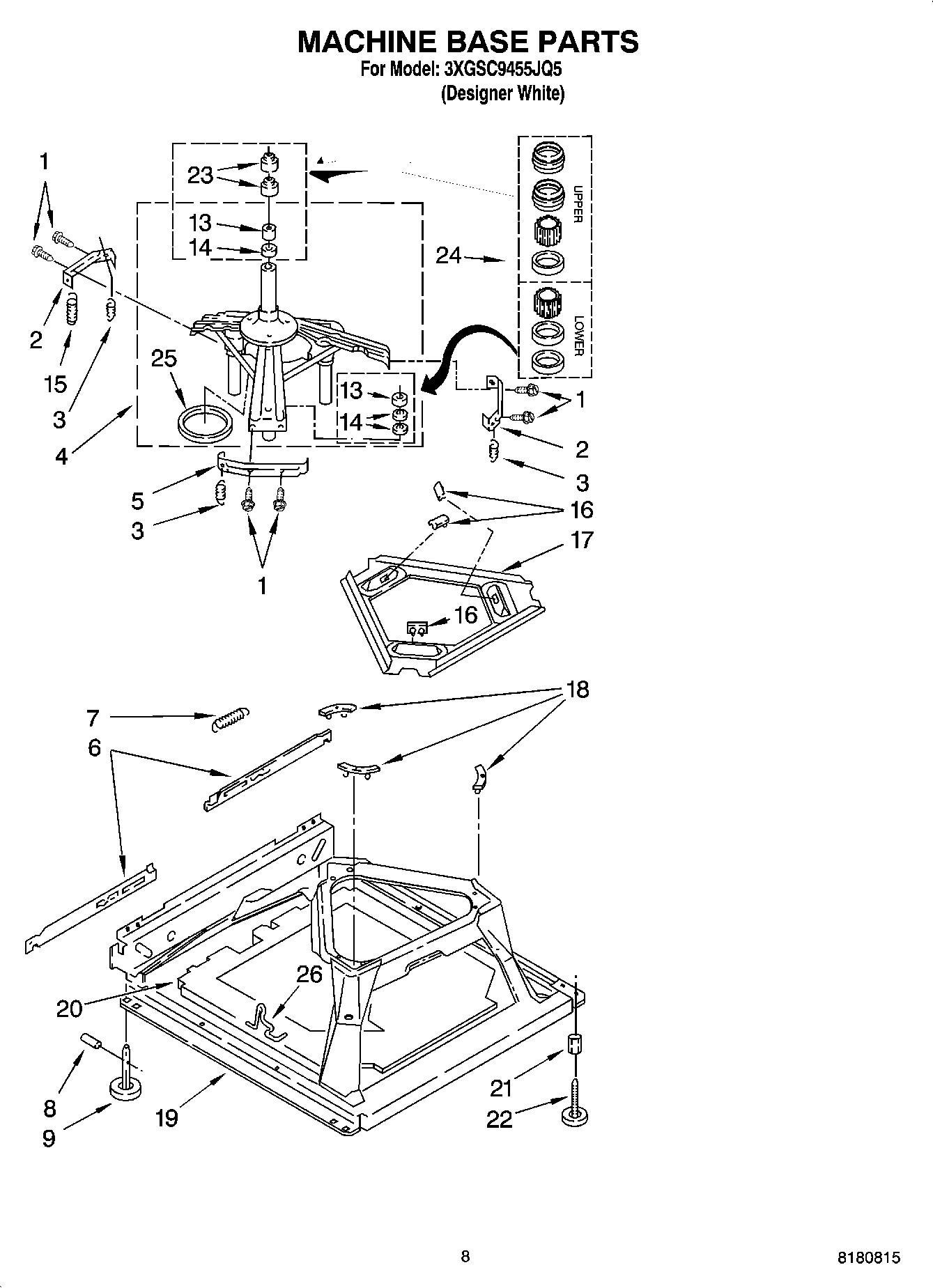 05 - MACHINE BASE PARTS