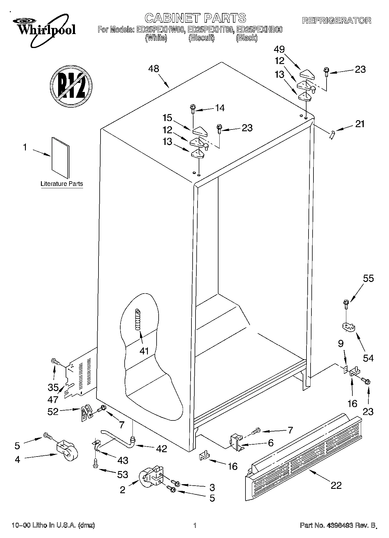 01 - CABINET, LITERATURE