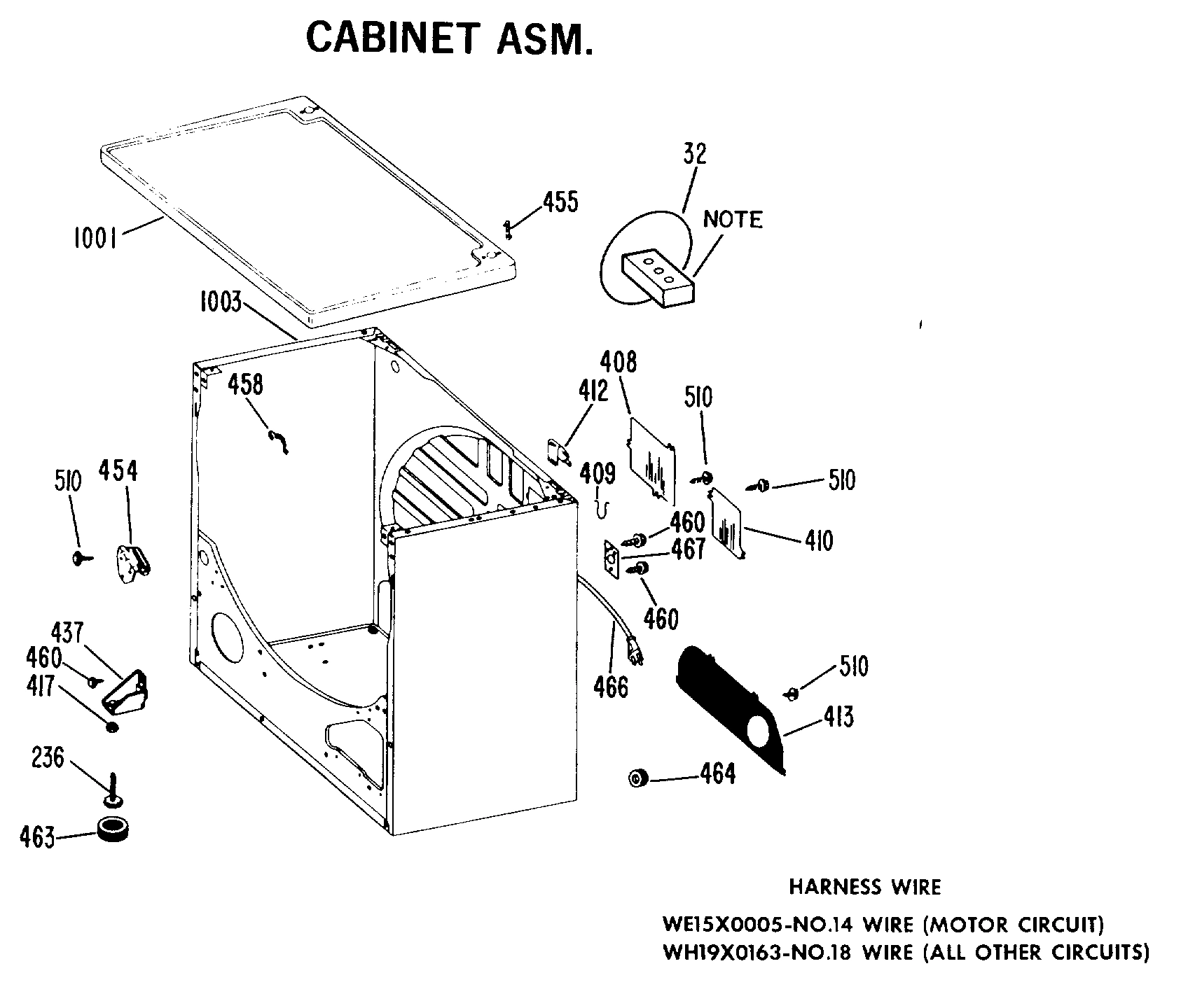 CABINET ASM.