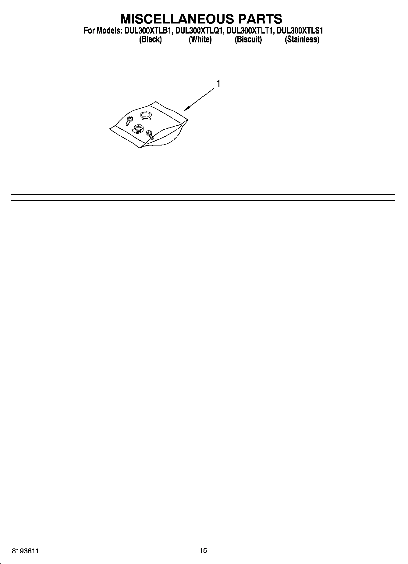 12 - MISCELLANEOUS PARTS OPTIONAL PARTS (NOT INCLUDED)