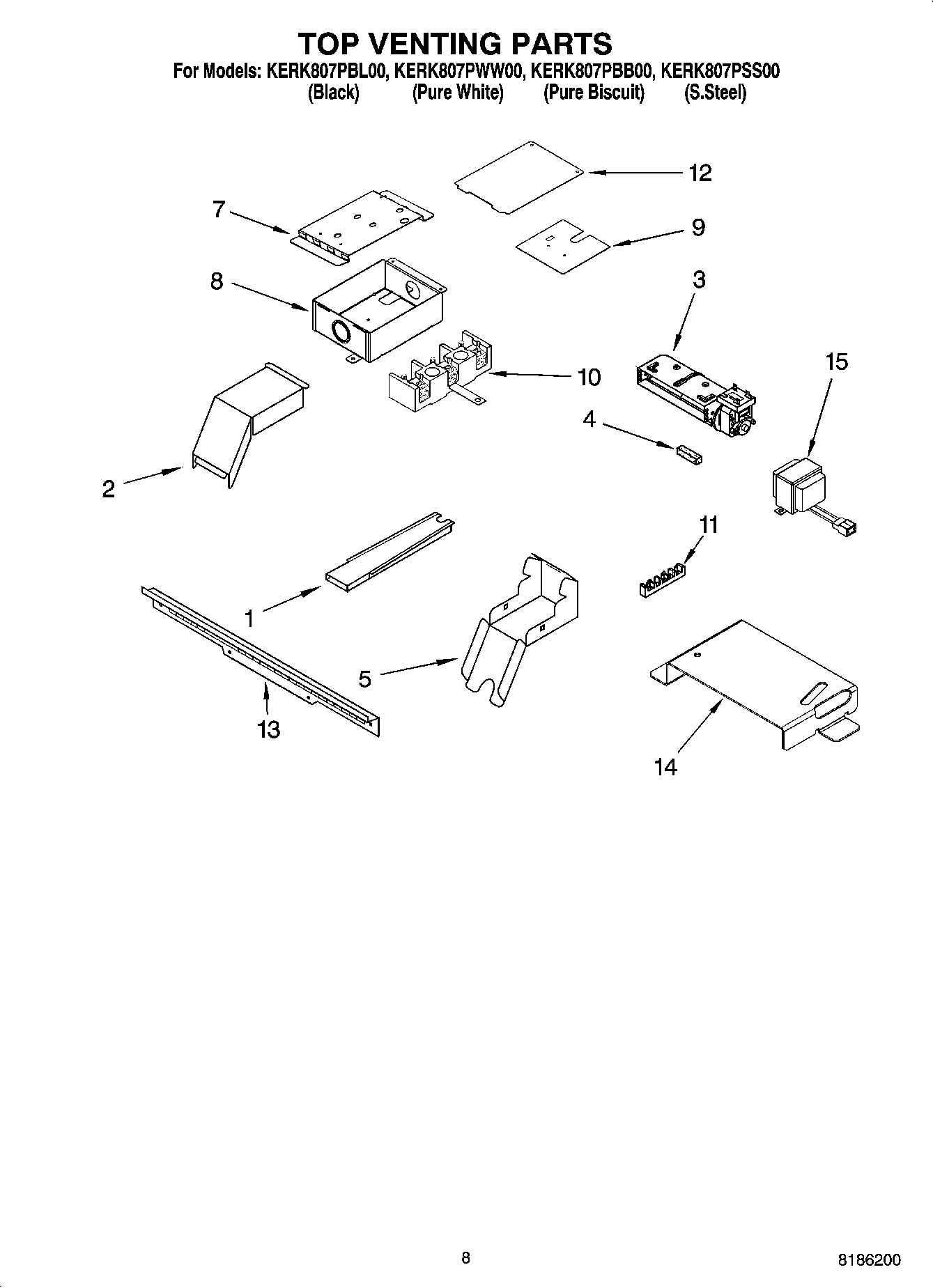 06 - TOP VENTING PARTS, OPTIONAL PARTS