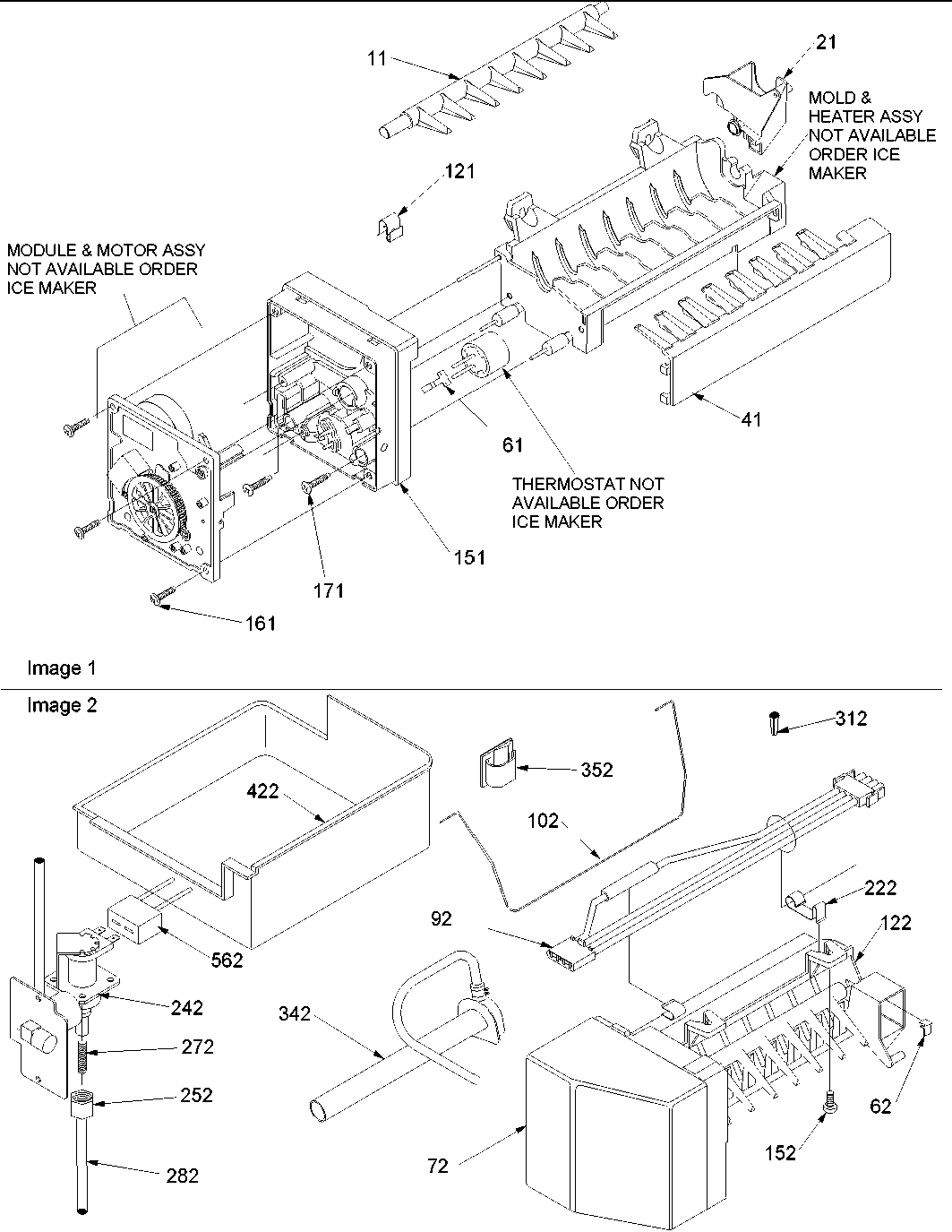 06 - Ice Maker Assembly & Parts