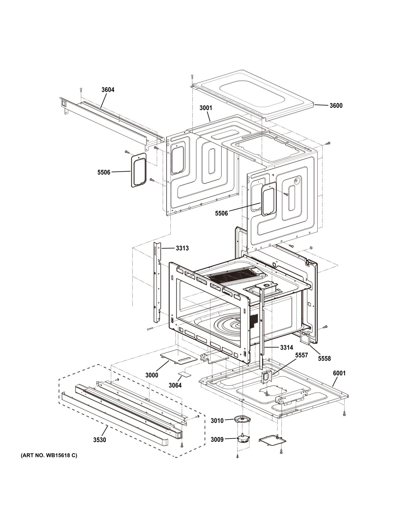 OVEN CAVITY PARTS