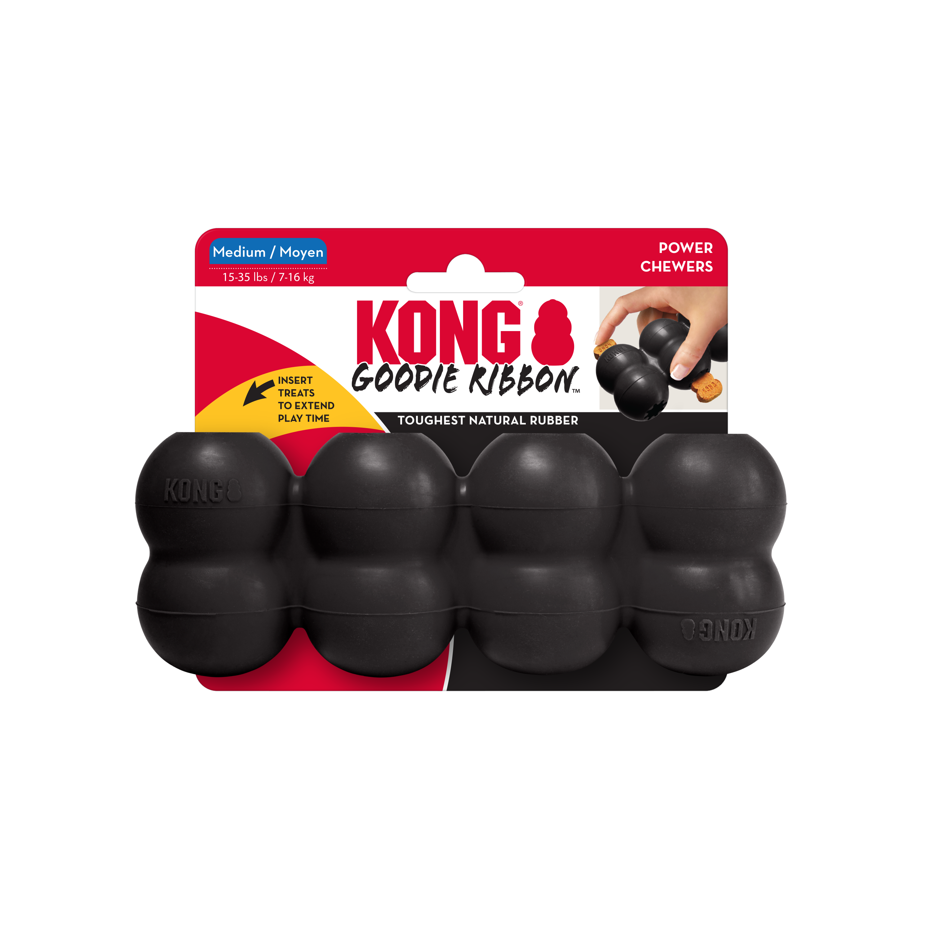 KONG Extreme Goodie Ribbon onpack product image