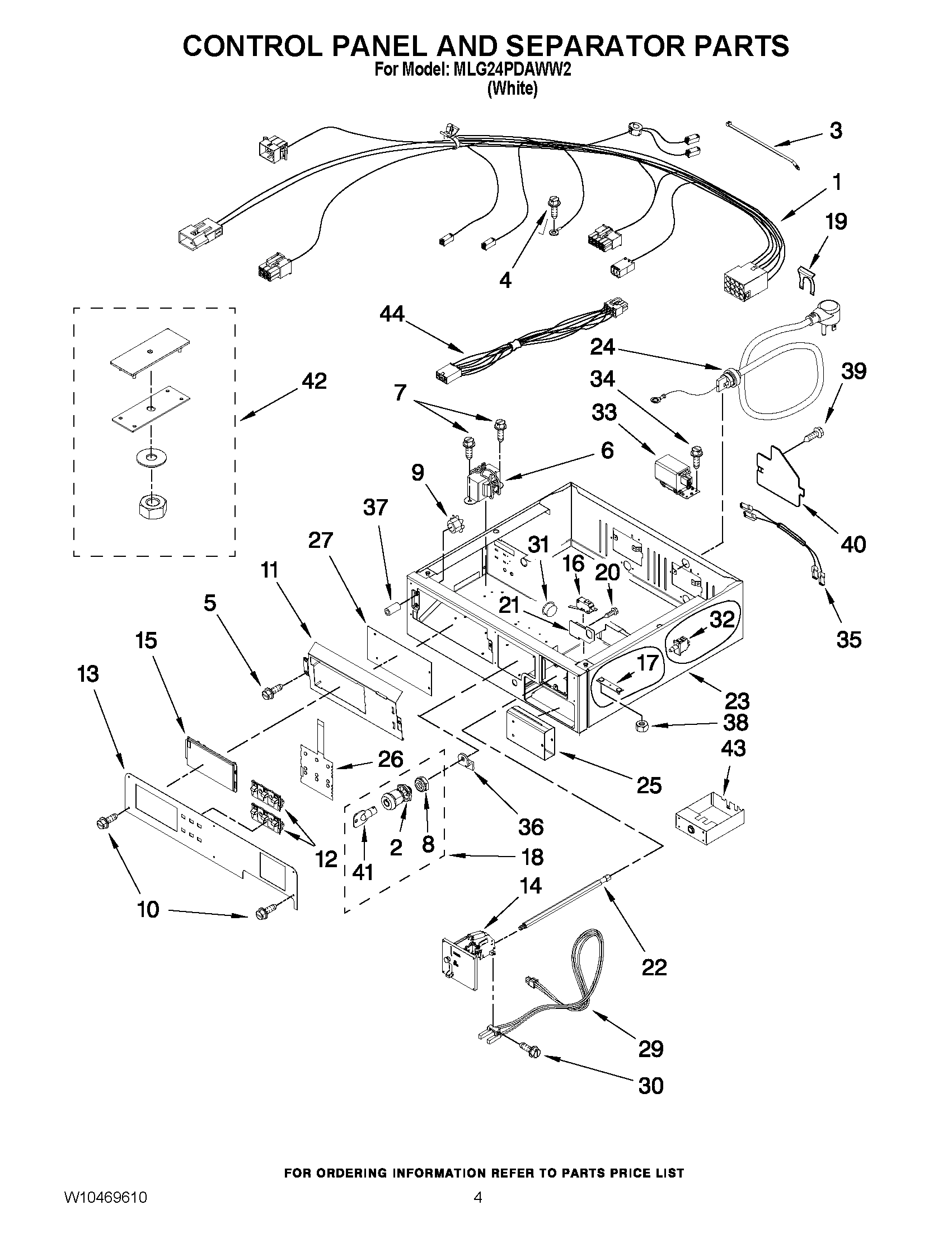 02 - CONTROL PANEL AND SEPARATOR PARTS