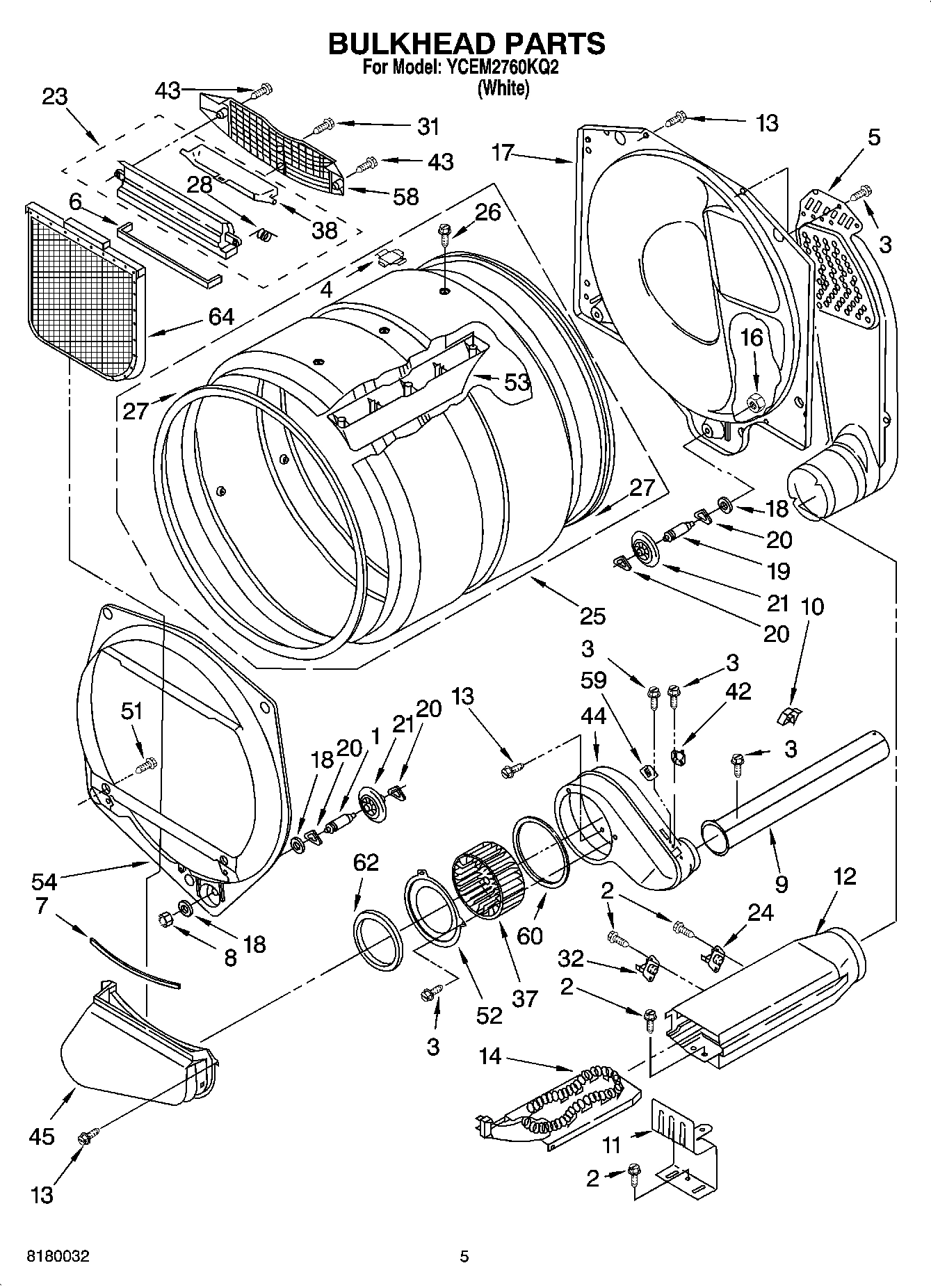 03 - BULKHEAD PARTS, OPTIONAL PARTS (NOT INCLUDED)
