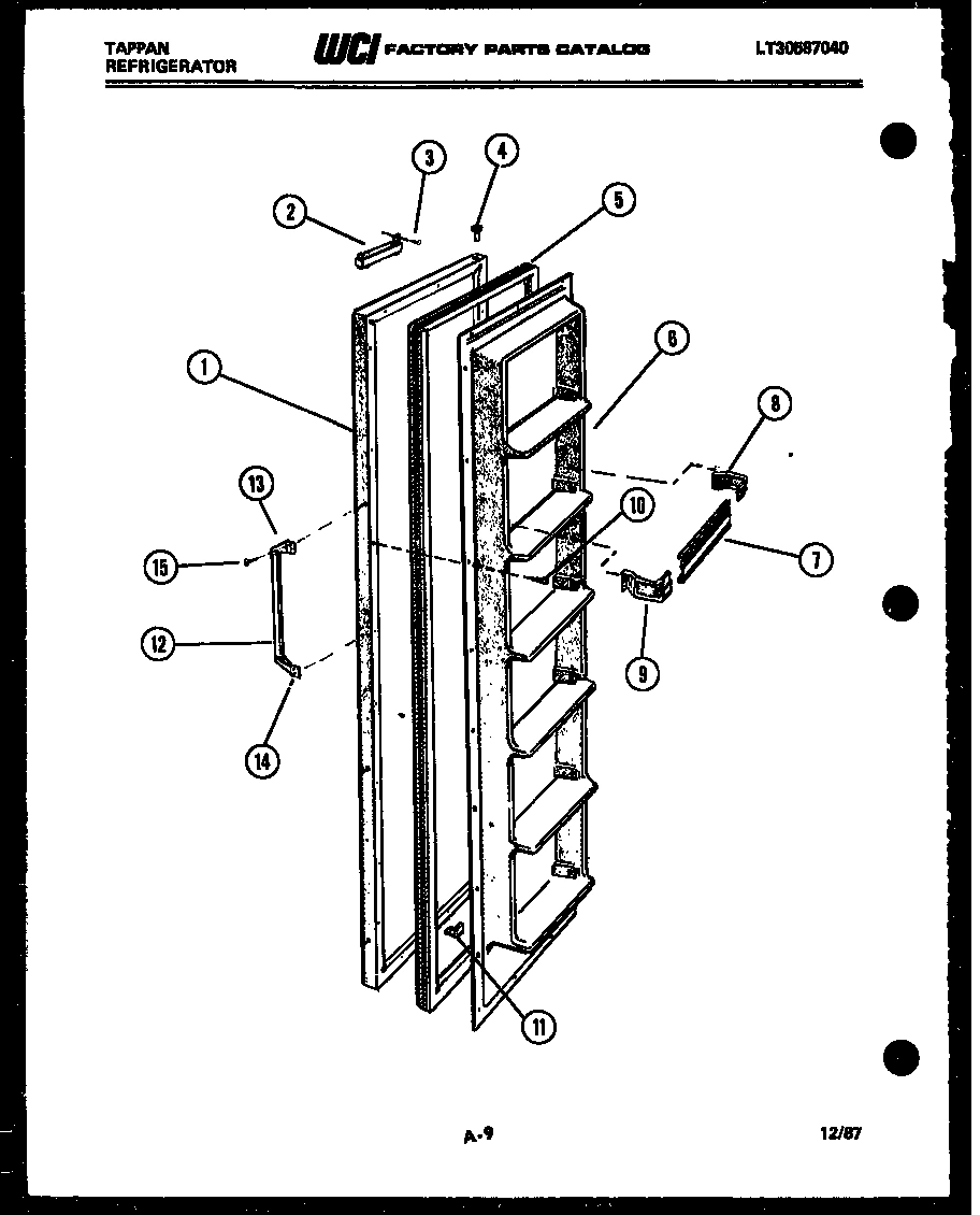 02 - FREEZER DOOR PARTS