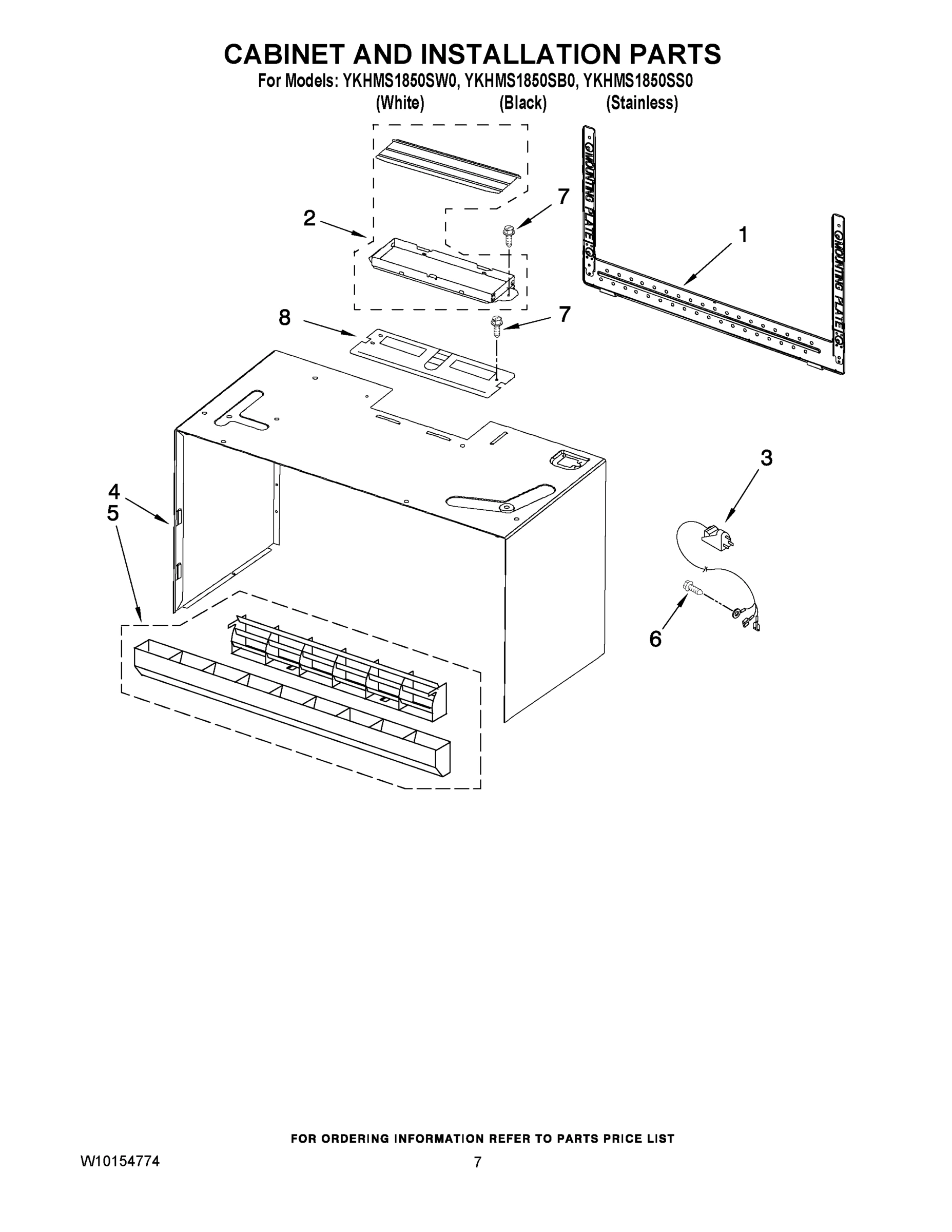 06 - CABINET AND INSTALLATION PARTS