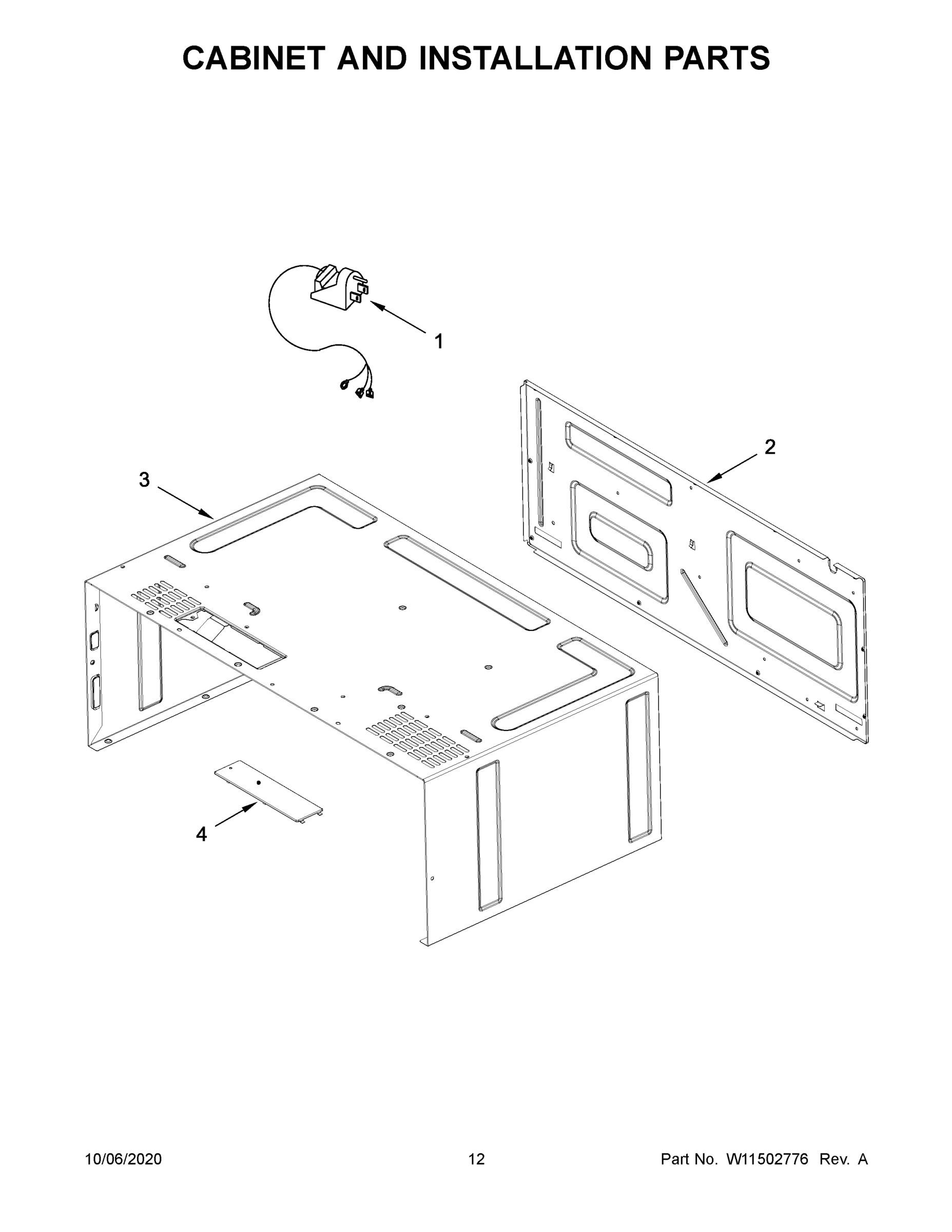 07 - CABINET AND INSTALLATION PARTS