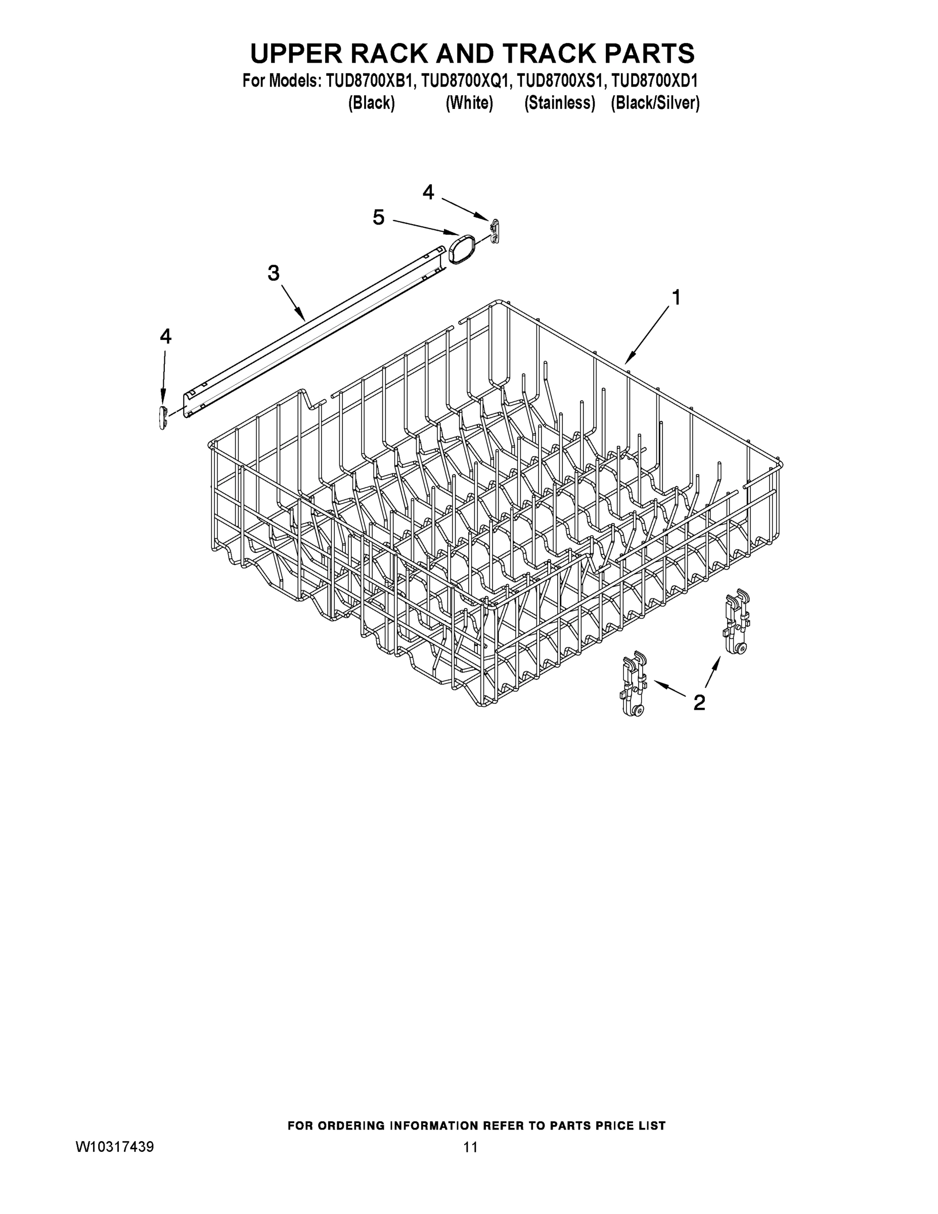 09 - UPPER RACK AND TRACK PARTS