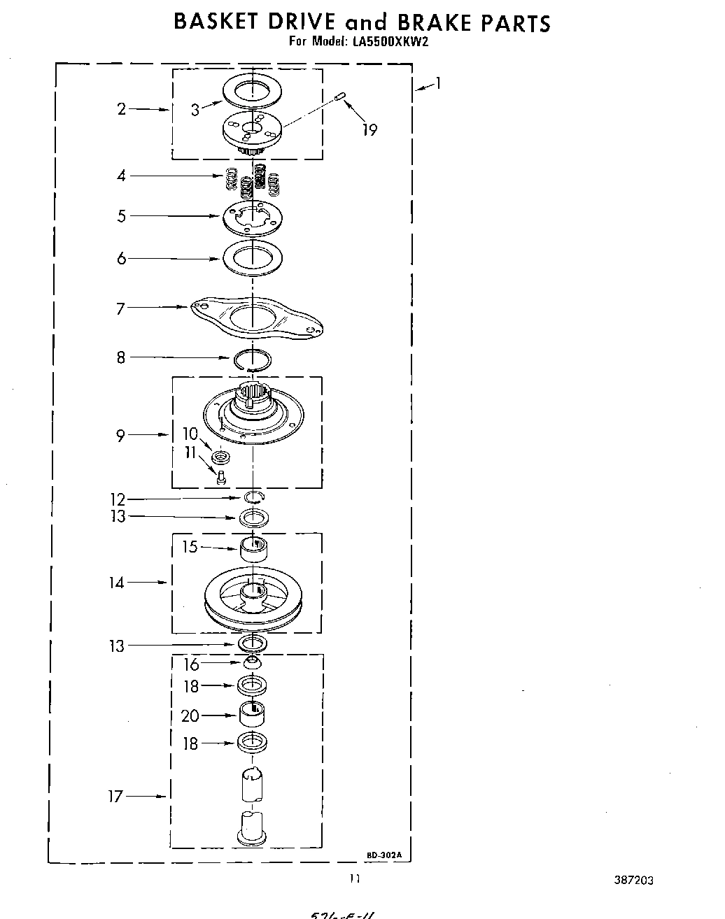 09 - BASKET DRIVE AND BRAKE