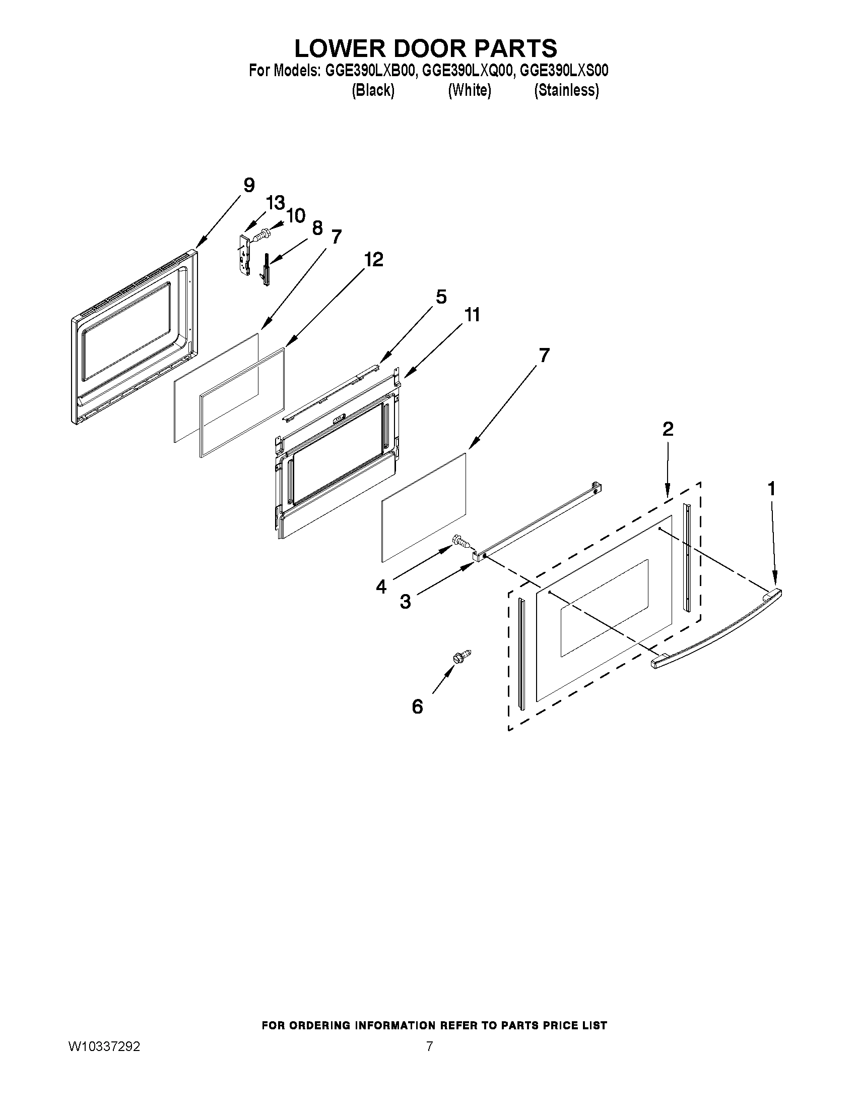 05 - LOWER DOOR PARTS
