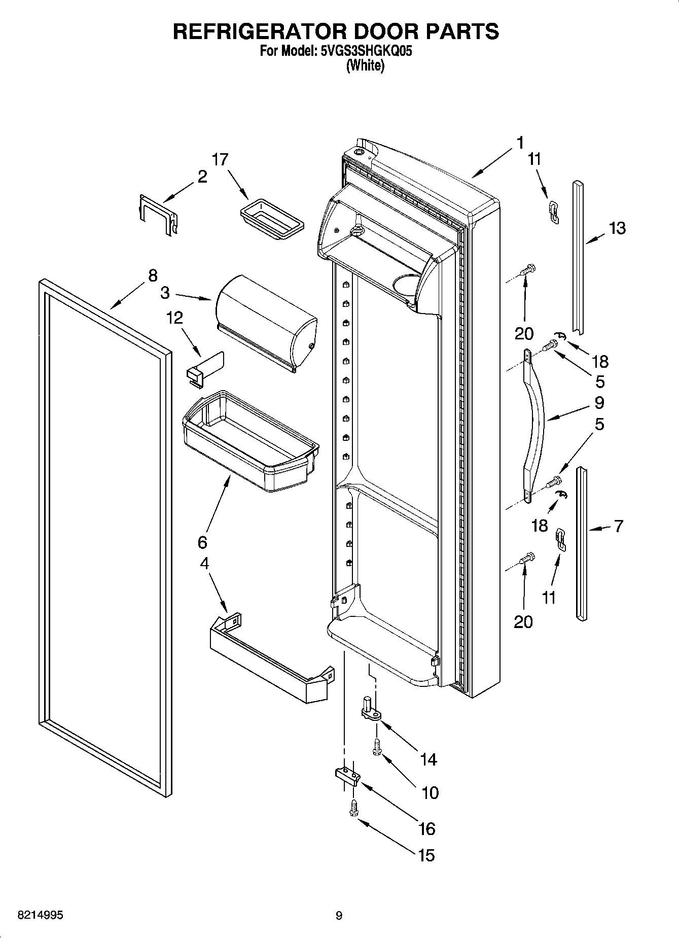 06 - REFRIGERATOR DOOR PARTS
