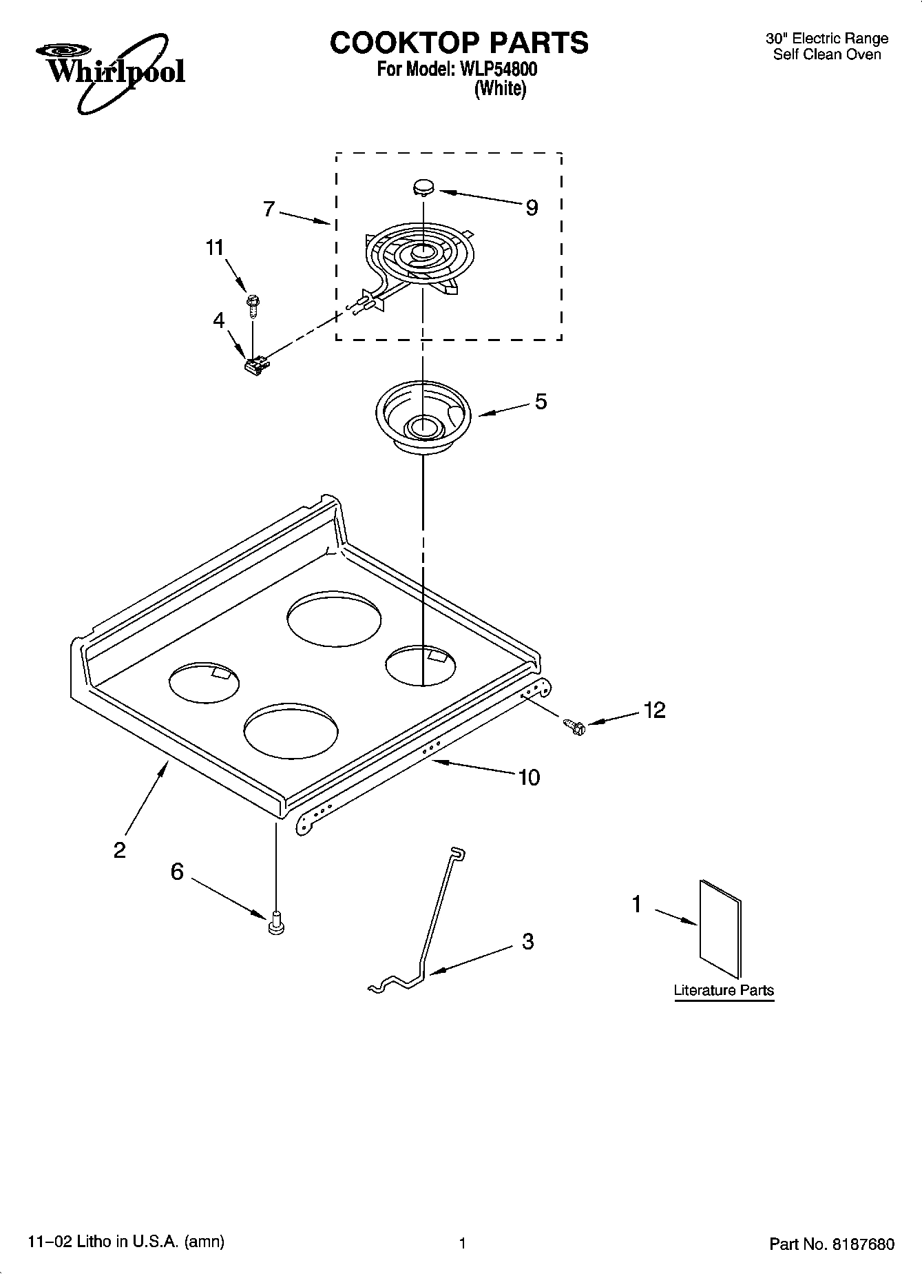 01 - COOKTOP PARTS