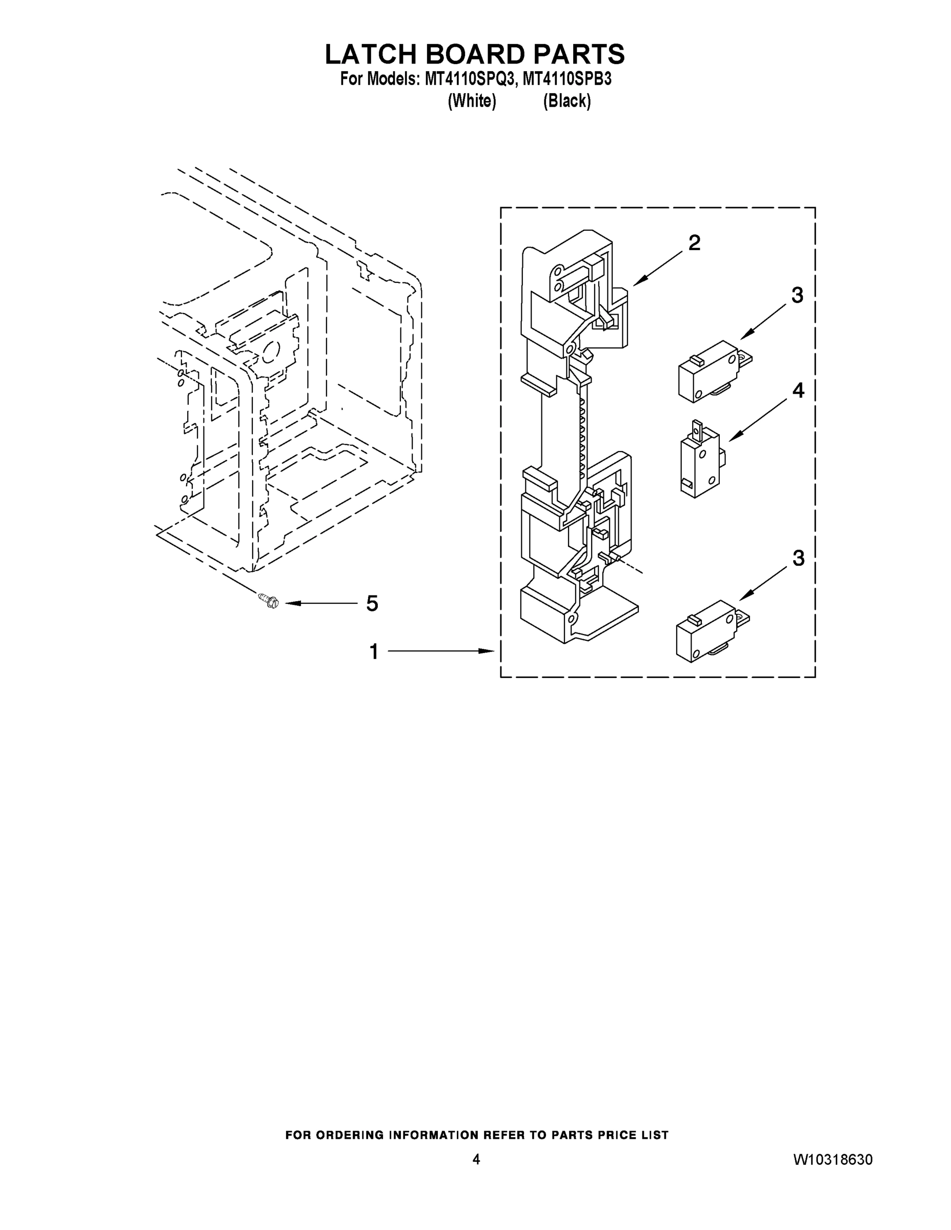 04 - LATCH BOARD PARTS