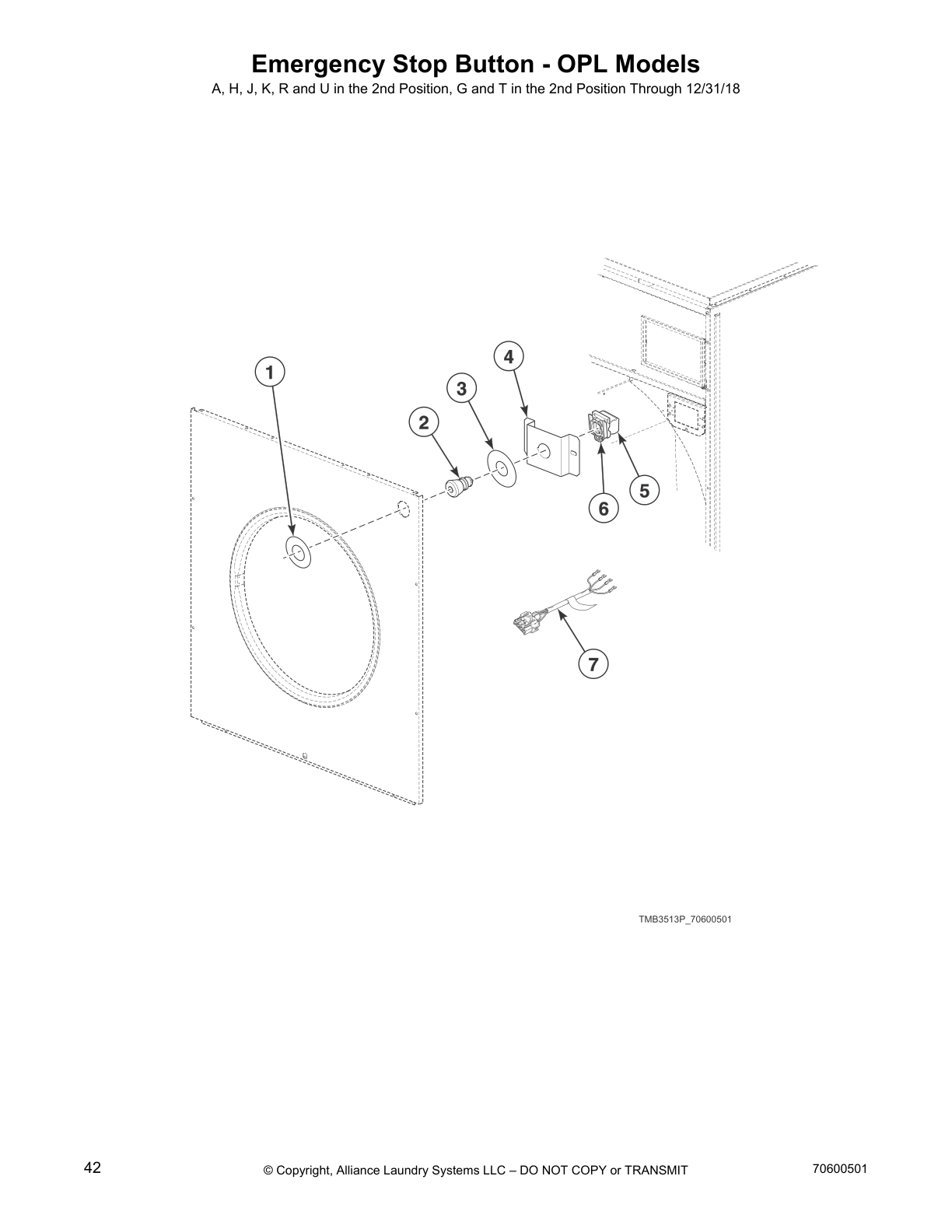 Emergency Stop Button - OPL Models