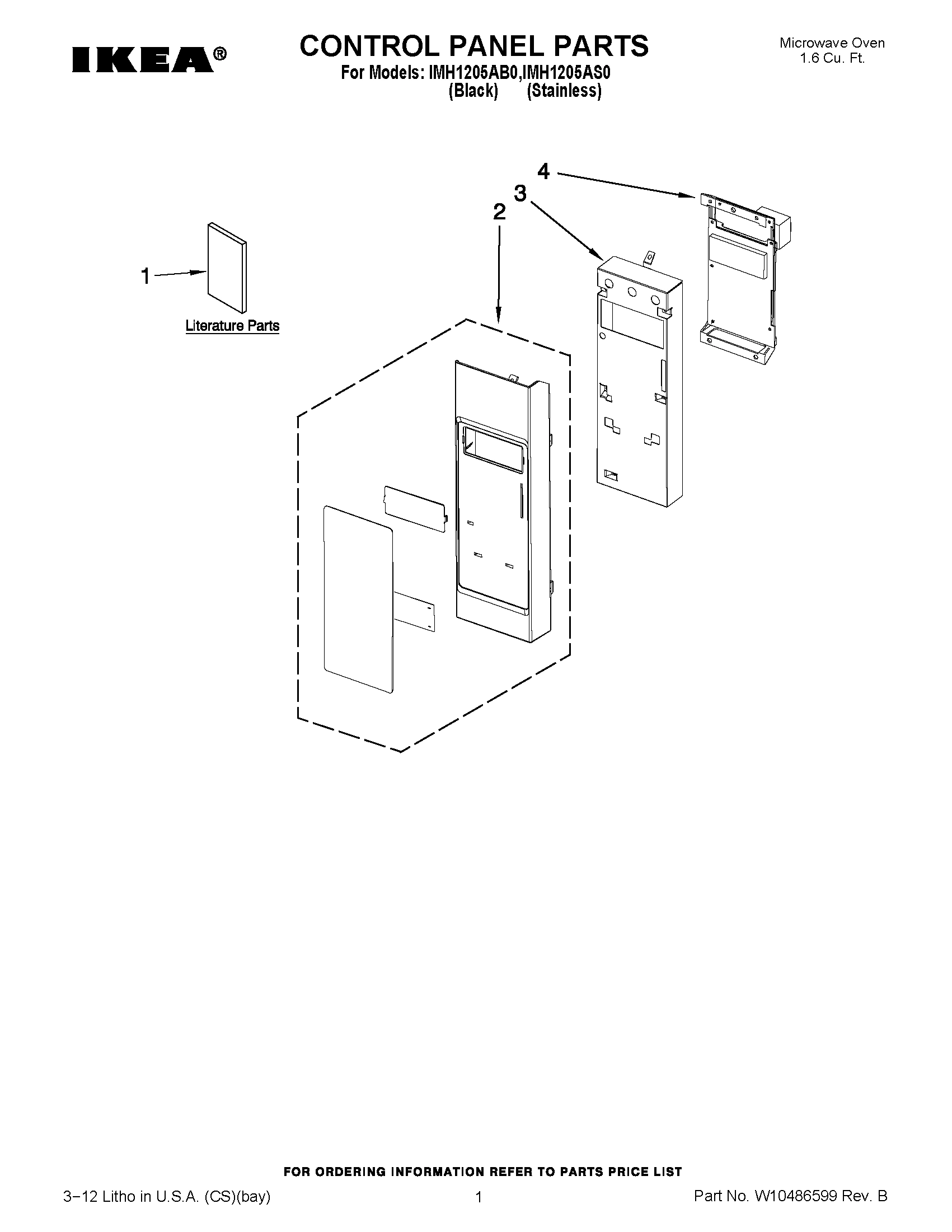 01 - CONTROL PANEL PARTS