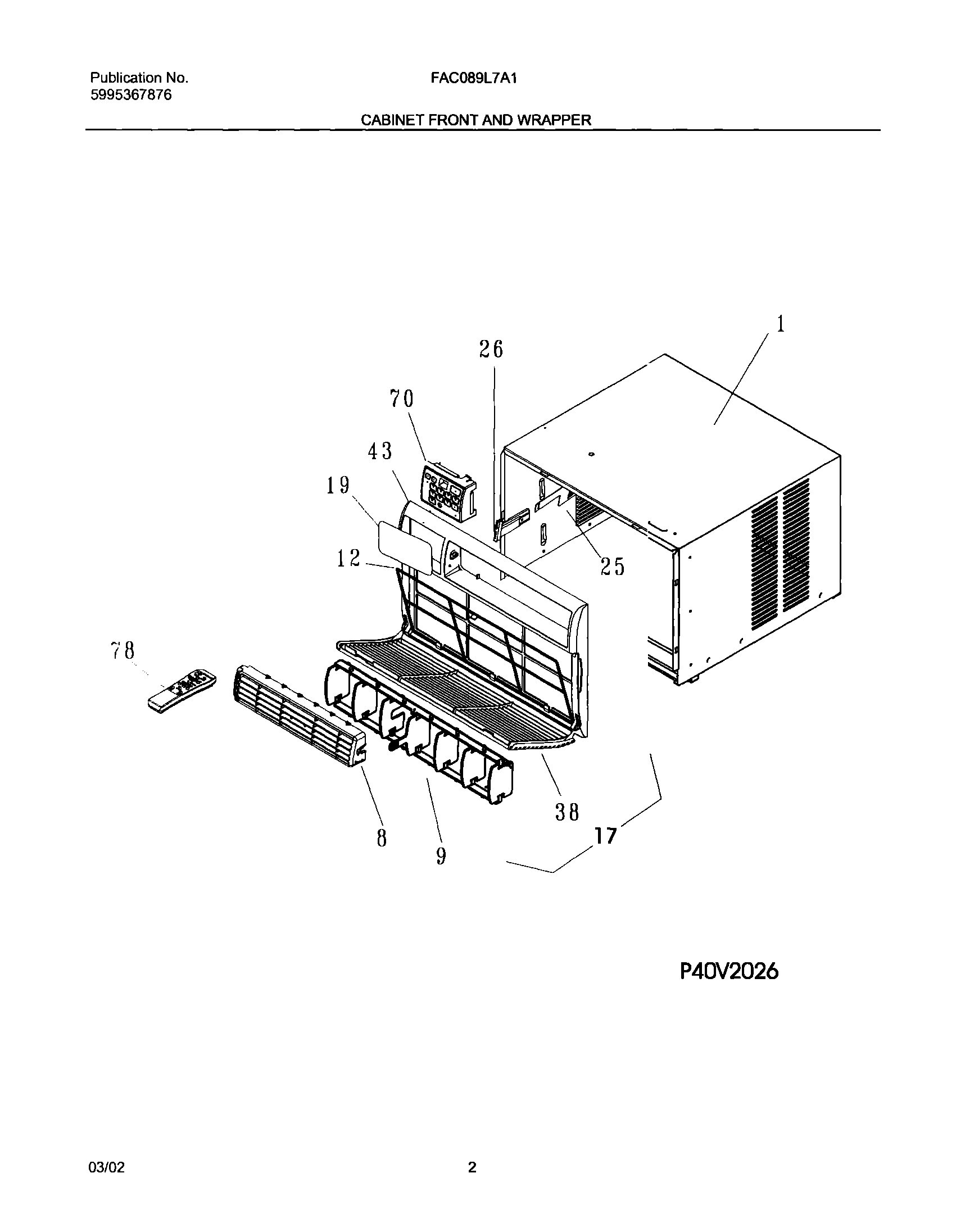 03 - CABINET FRONT AND WRAPPER