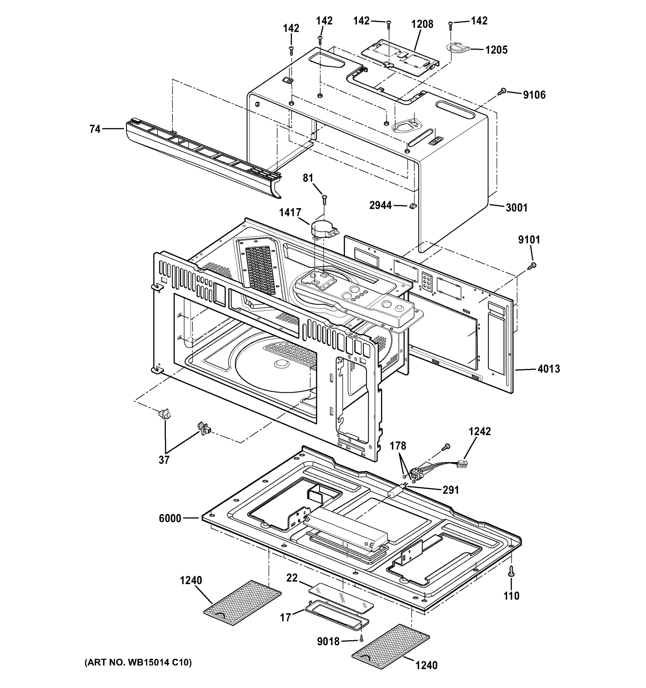 OVEN CAVITY PARTS