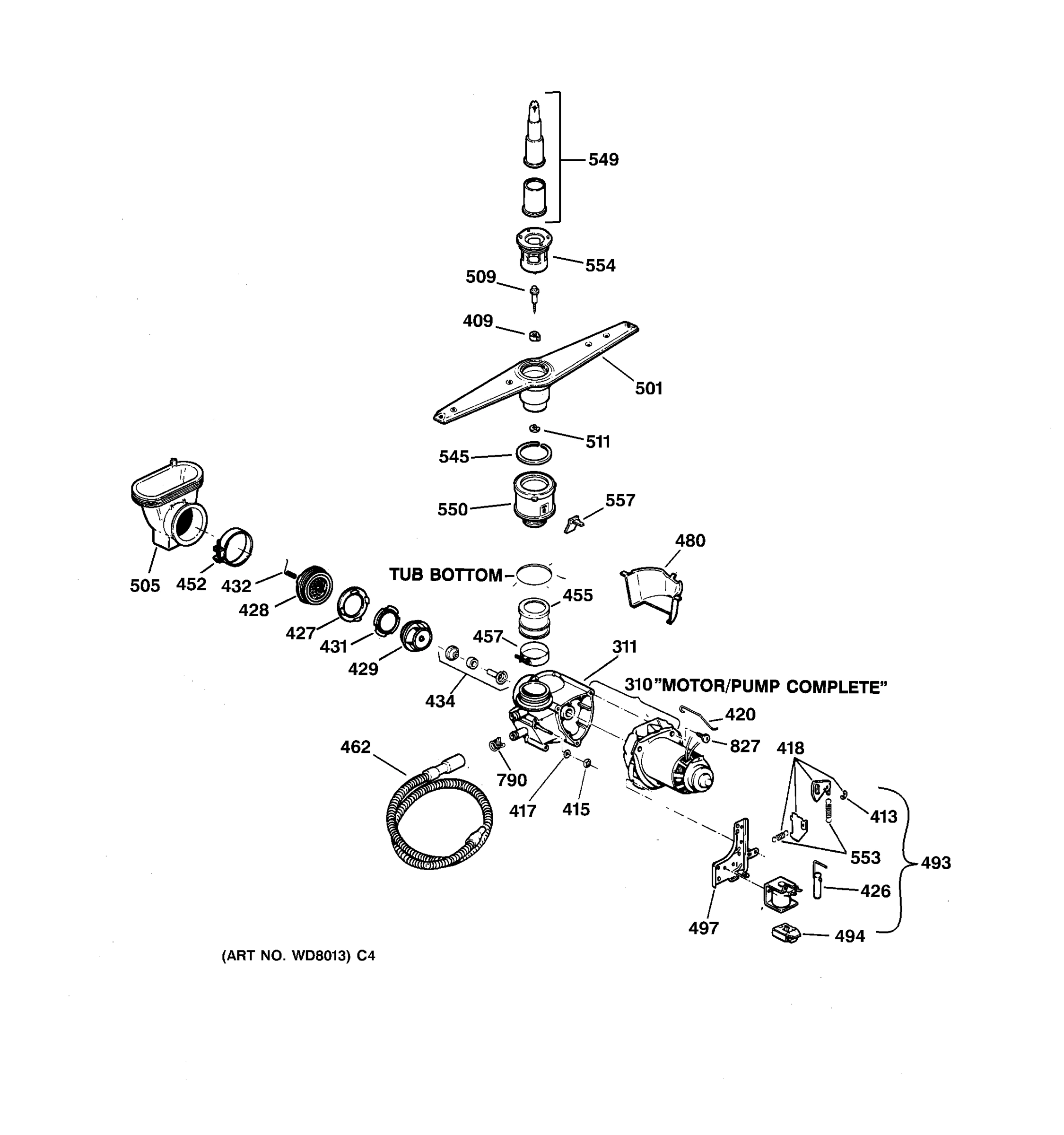MOTOR-PUMP MECHANISM