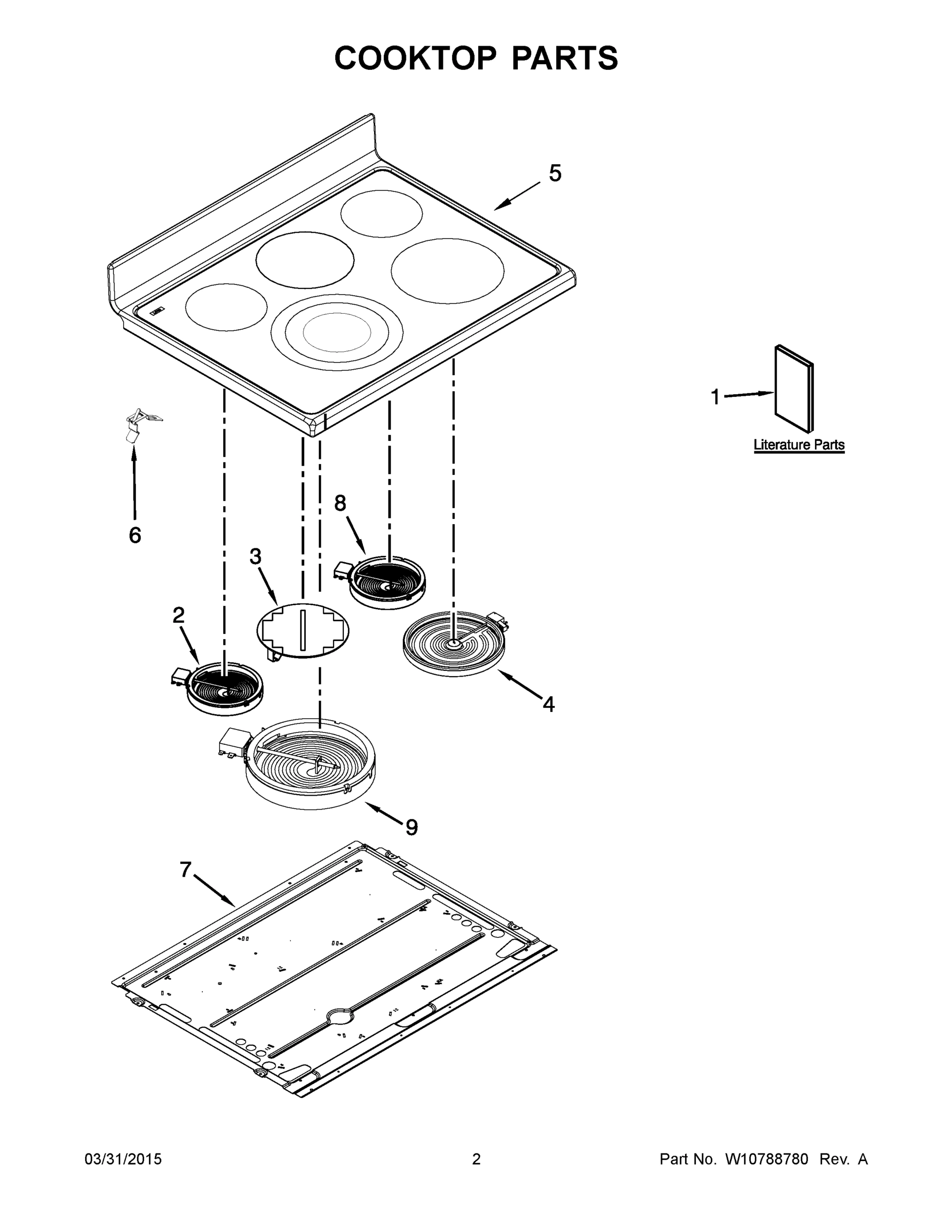 02 - COOKTOP PARTS