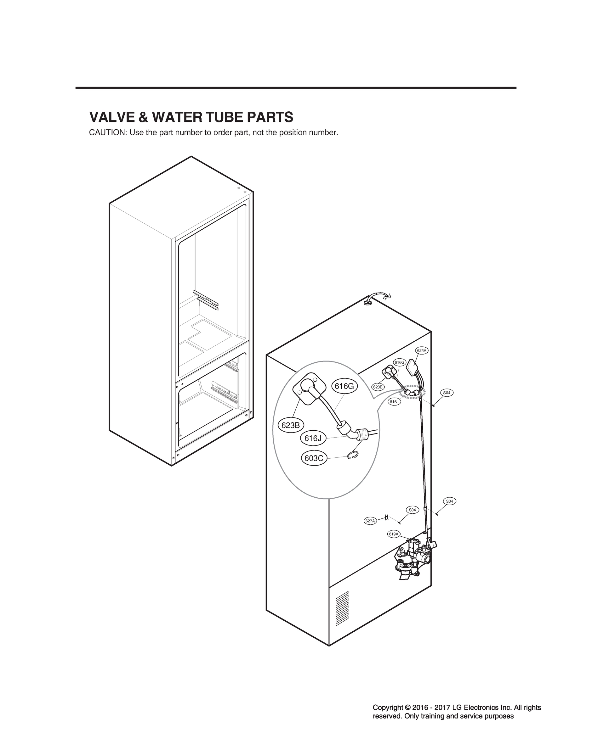 VALVE & WATER TUBE PARTS