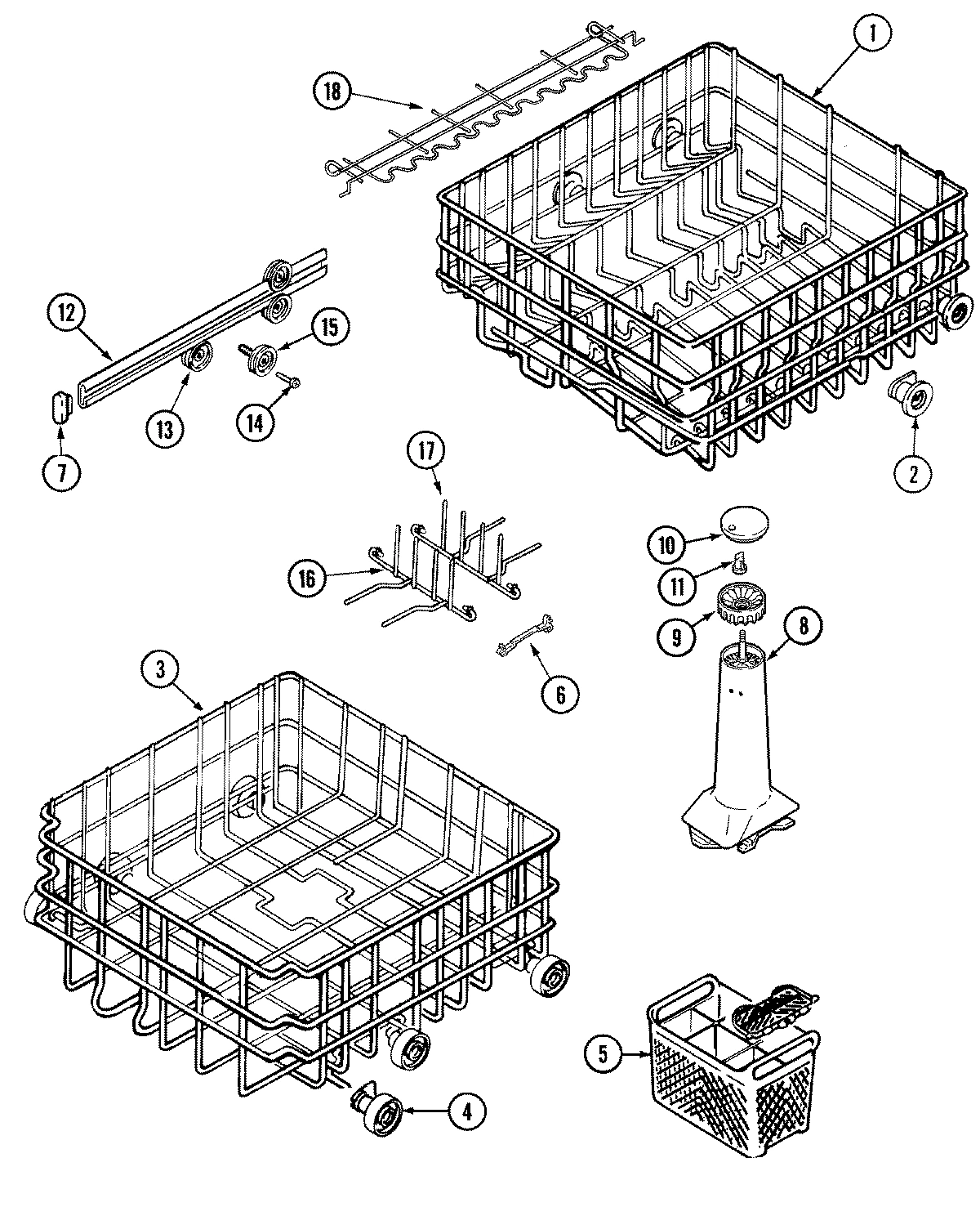 05 - TRACK & RACK ASSEMBLY