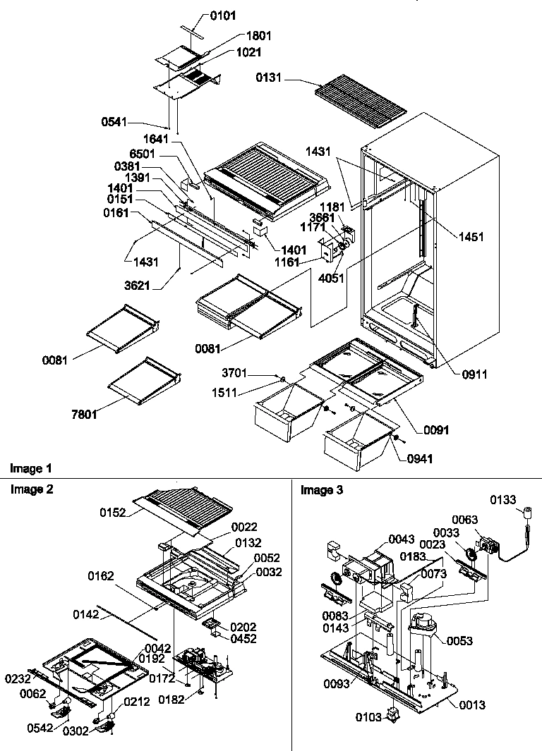 06 - INTERIOR CABINET AND DRAIN BLOCK ASSY