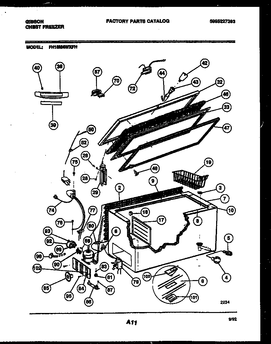 02 - CHEST FREEZER PARTS