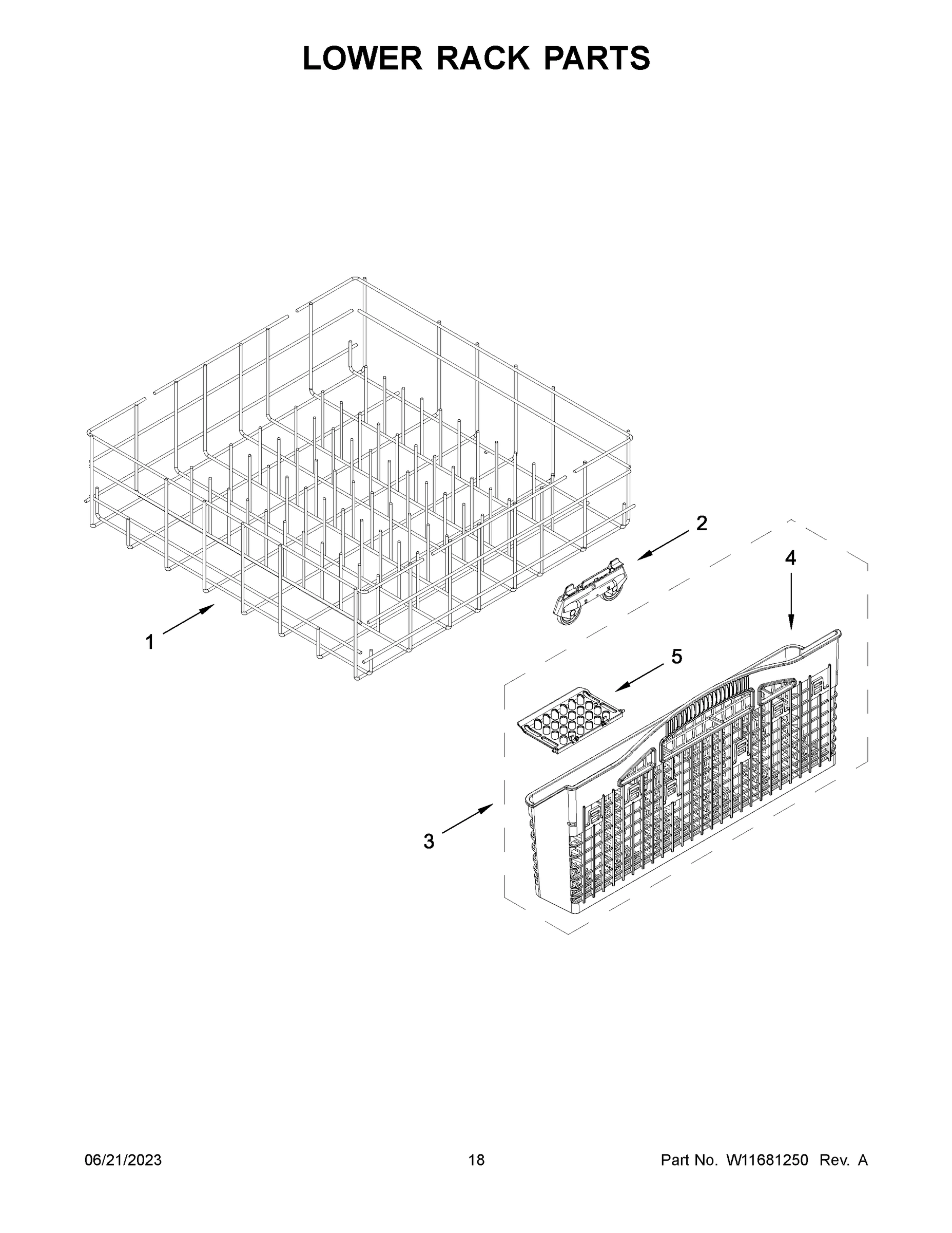 10 - LOWER RACK PARTS