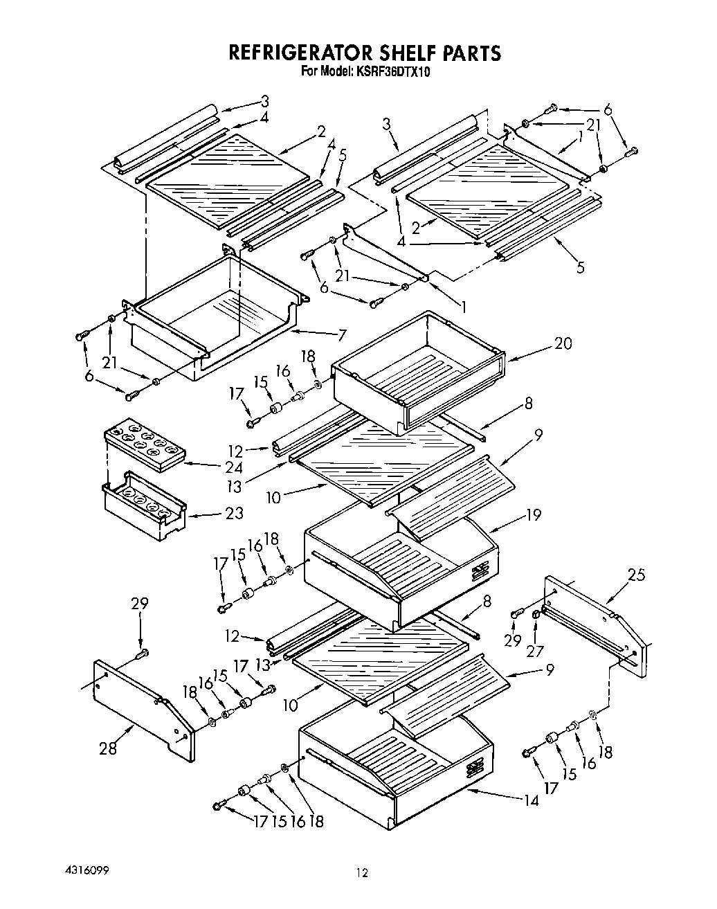 08 - REFRIGERATOR SHELF